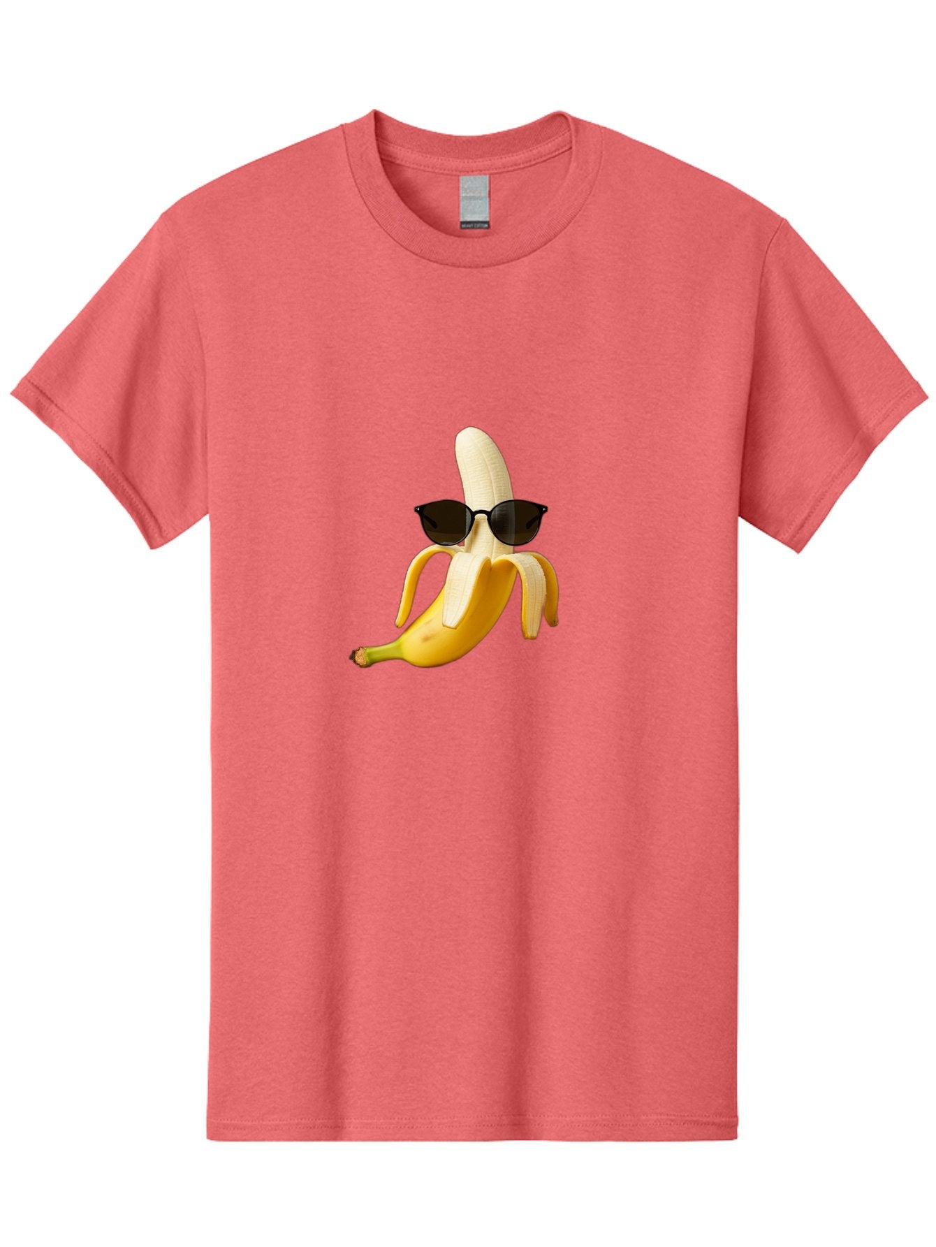 Banana-Sunglasses Men'S Graphic Tee, 100% Cotton, Comfortable Casual Summer Wear, Machine Washable, Vintage Camera, Old Camera, Antique Camera, Black Camera, Classic Photography, Photography Equipment, Nostalgic Device, Film Camera, Camera Art Bak029 3