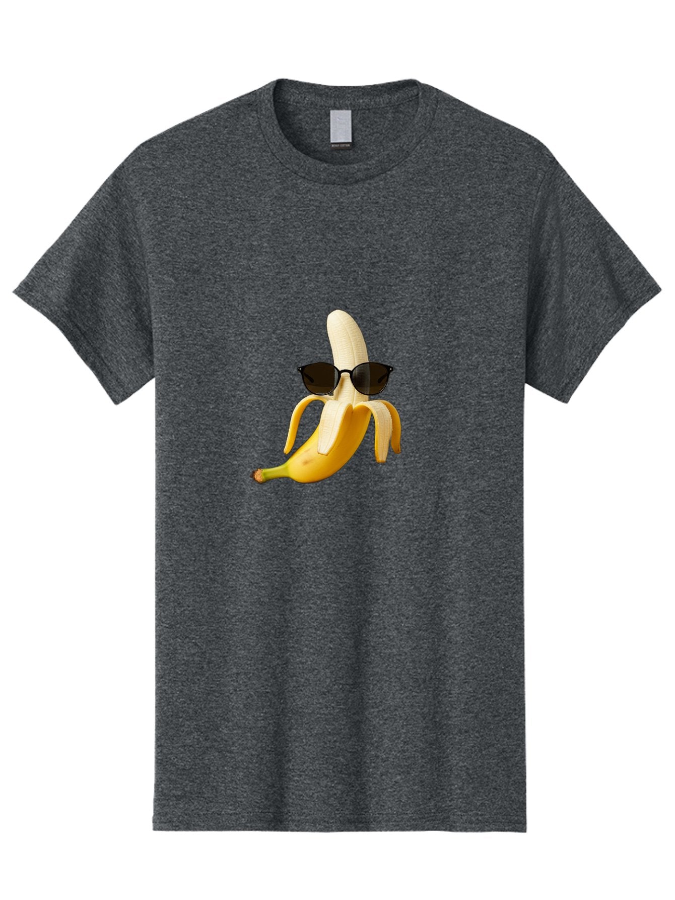 Banana-Sunglasses Men'S Graphic Tee, 100% Cotton, Comfortable Casual Summer Wear, Machine Washable, Vintage Camera, Old Camera, Antique Camera, Black Camera, Classic Photography, Photography Equipment, Nostalgic Device, Film Camera, Camera Art Bak029 13