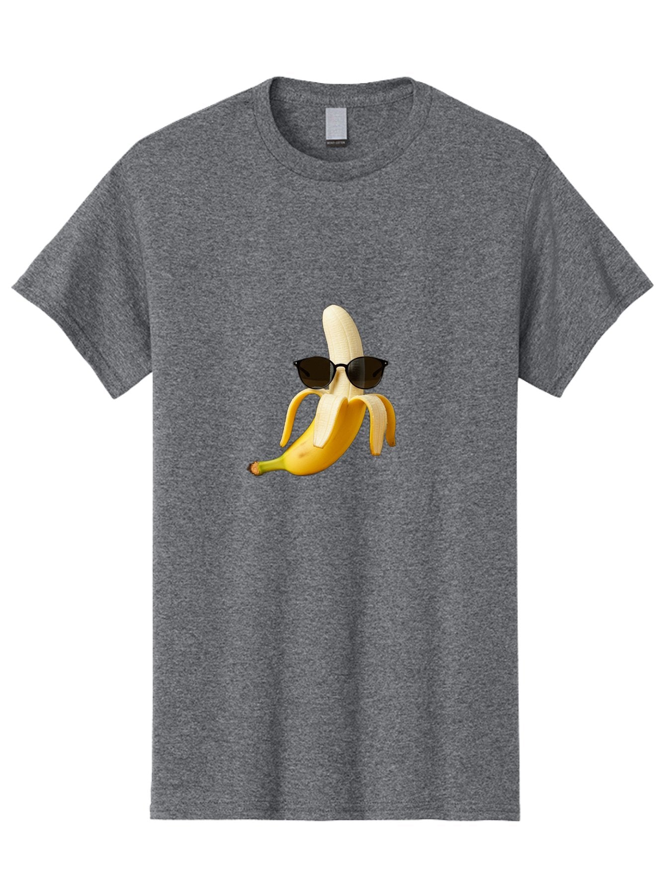 Banana-Sunglasses Men'S Graphic Tee, 100% Cotton, Comfortable Casual Summer Wear, Machine Washable, Vintage Camera, Old Camera, Antique Camera, Black Camera, Classic Photography, Photography Equipment, Nostalgic Device, Film Camera, Camera Art Bak029 5