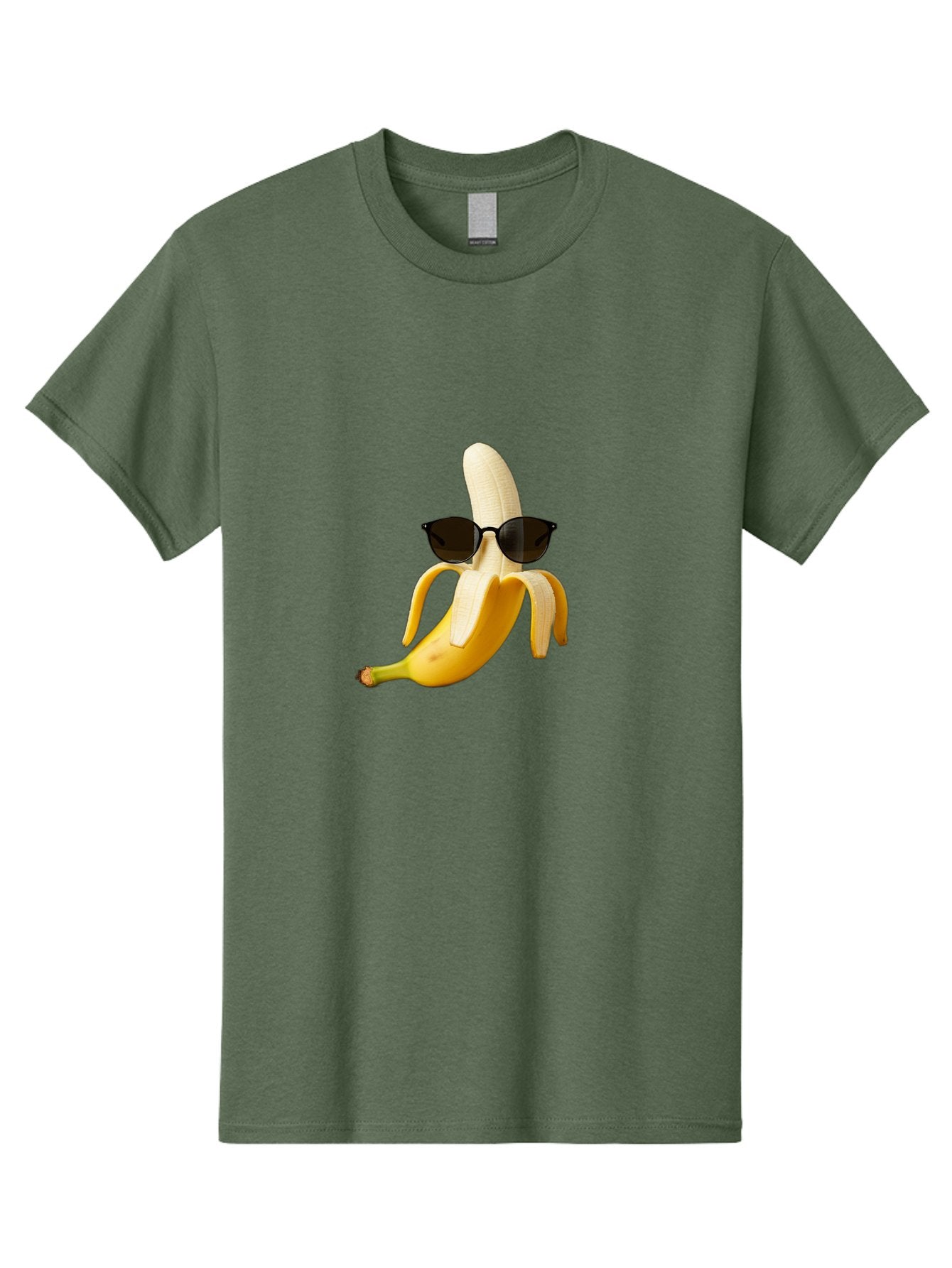 Banana-Sunglasses Men'S Graphic Tee, 100% Cotton, Comfortable Casual Summer Wear, Machine Washable, Vintage Camera, Old Camera, Antique Camera, Black Camera, Classic Photography, Photography Equipment, Nostalgic Device, Film Camera, Camera Art Bak029 12