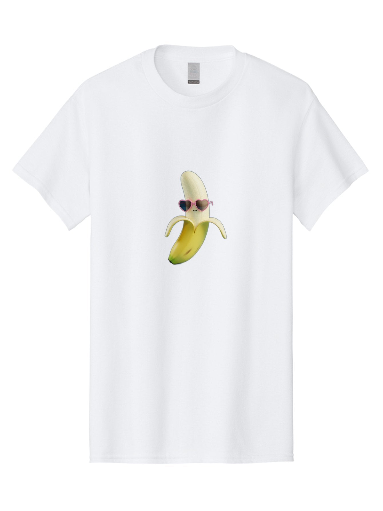 Banana-With-Heart-Shaped-Sunglasses Men'S Graphic Tee, 100% Cotton, Comfortable Casual Summer Wear, Machine Washable, Vintage Camera, Old Camera, Antique Camera, Black Camera, Classic Photography, Photography Equipment, Nostalgic Device, Bak030 14