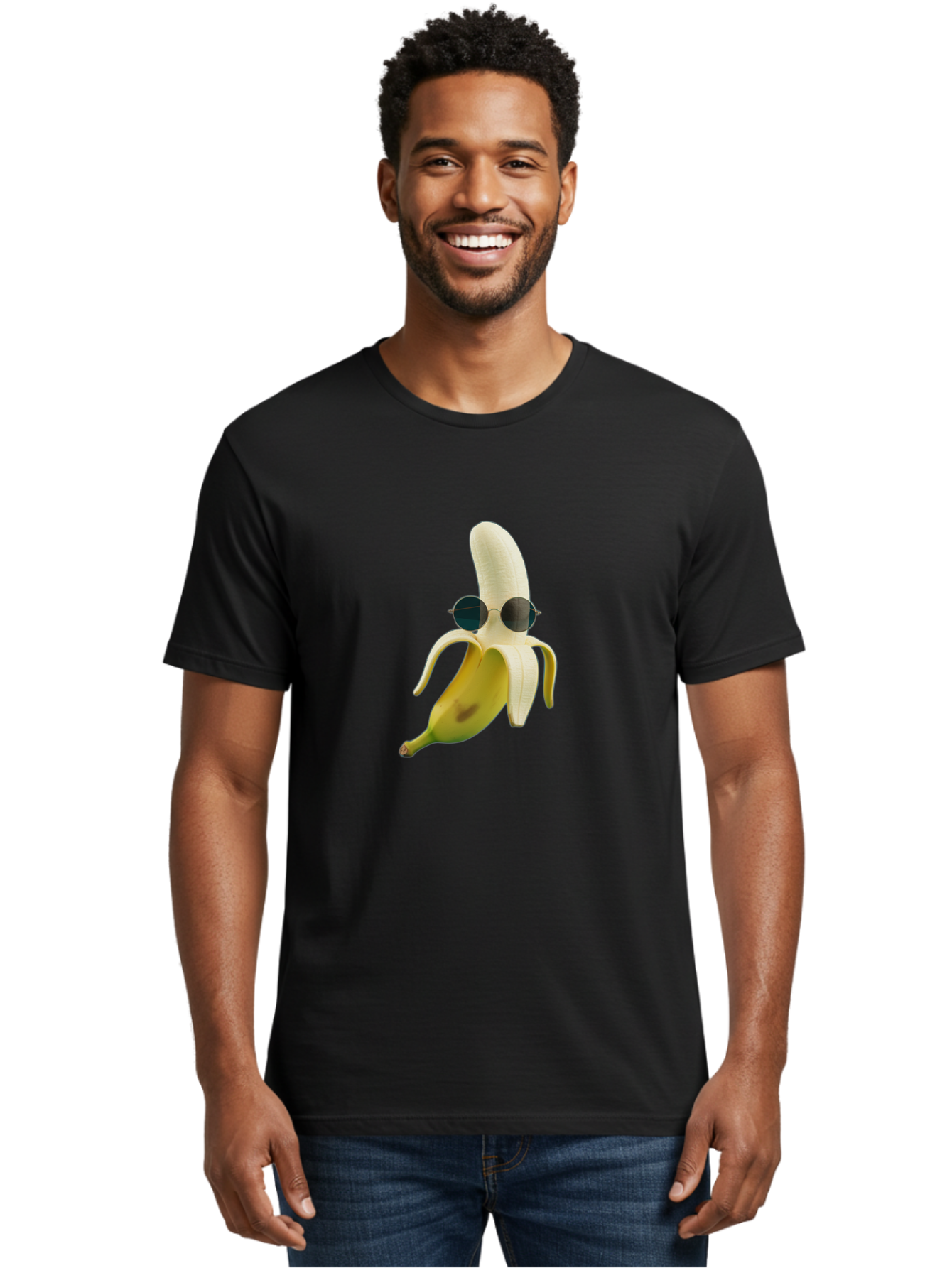 Banana-With-Sunglasses-1 Men'S Graphic Tee, 100% Cotton, Comfortable Casual Summer Wear, Machine Washable, Vintage Camera, Old Camera, Antique Camera, Black Camera, Classic Photography, Photography Equipment, Nostalgic Device, Film Camera, Bak031 27