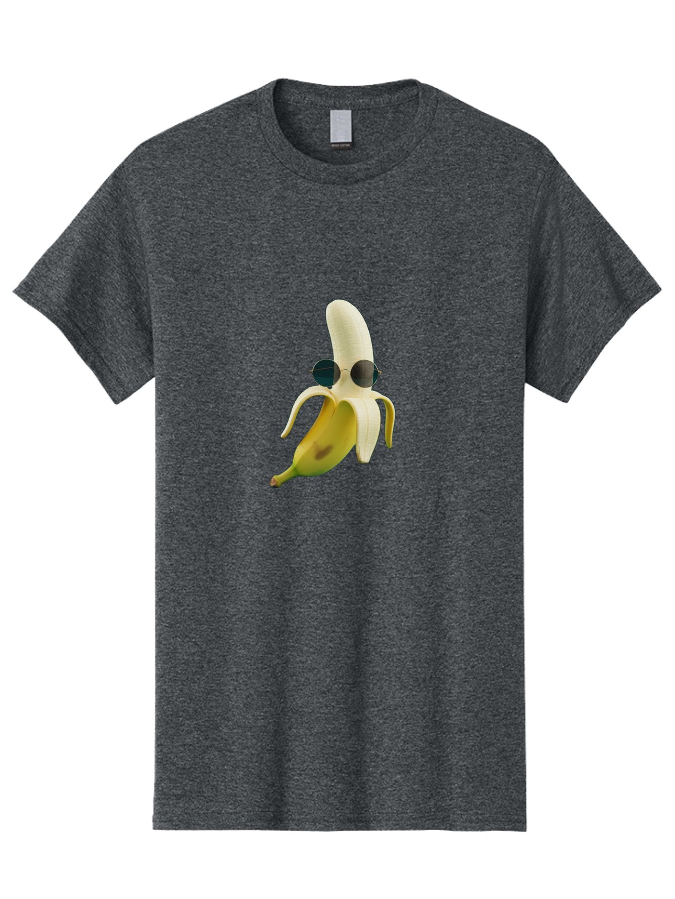 Banana-With-Sunglasses-1 Men'S Graphic Tee, 100% Cotton, Comfortable Casual Summer Wear, Machine Washable, Vintage Camera, Old Camera, Antique Camera, Black Camera, Classic Photography, Photography Equipment, Nostalgic Device, Film Camera, Bak031 7
