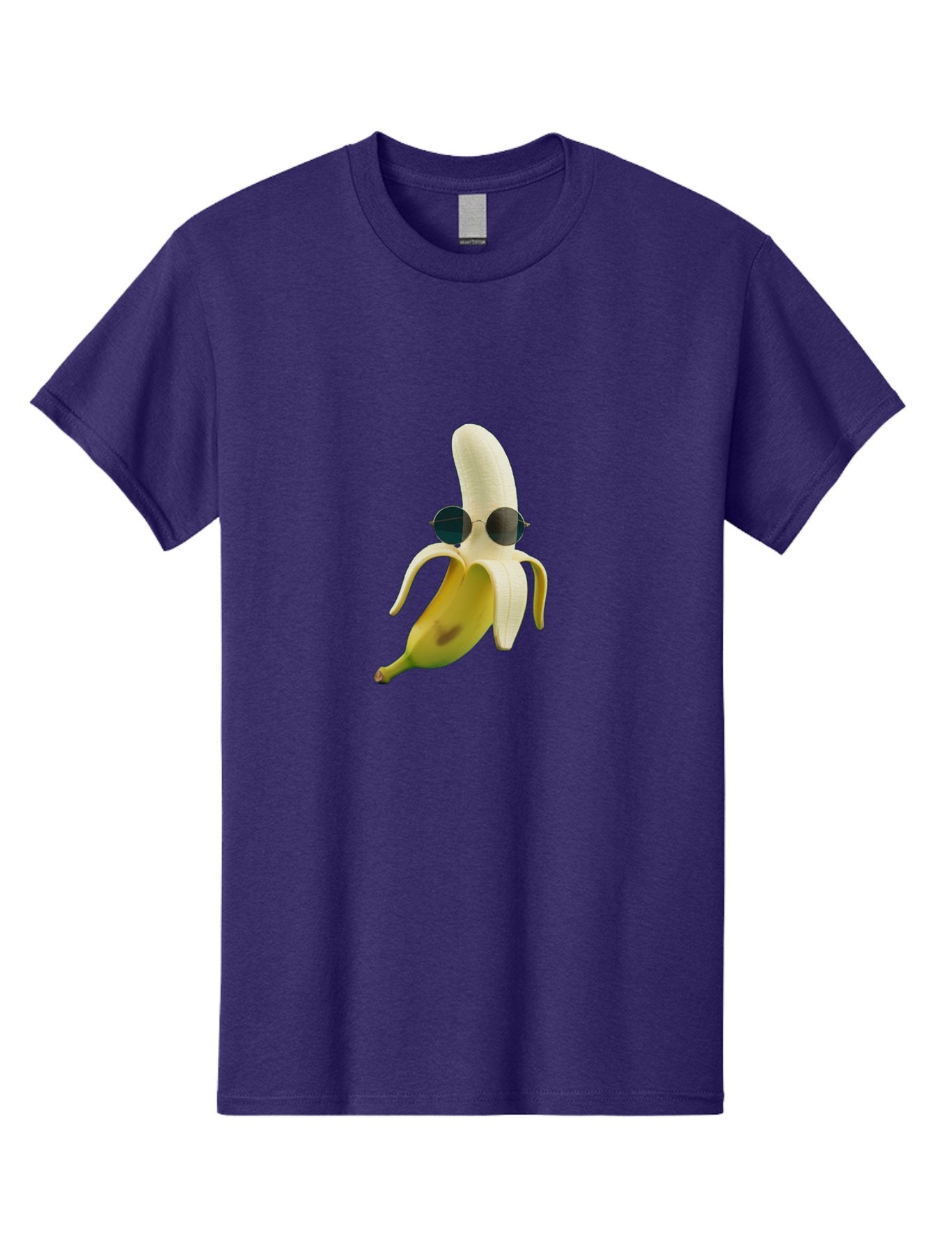 Banana-With-Sunglasses-1 Men'S Graphic Tee, 100% Cotton, Comfortable Casual Summer Wear, Machine Washable, Vintage Camera, Old Camera, Antique Camera, Black Camera, Classic Photography, Photography Equipment, Nostalgic Device, Film Camera, Bak031 9