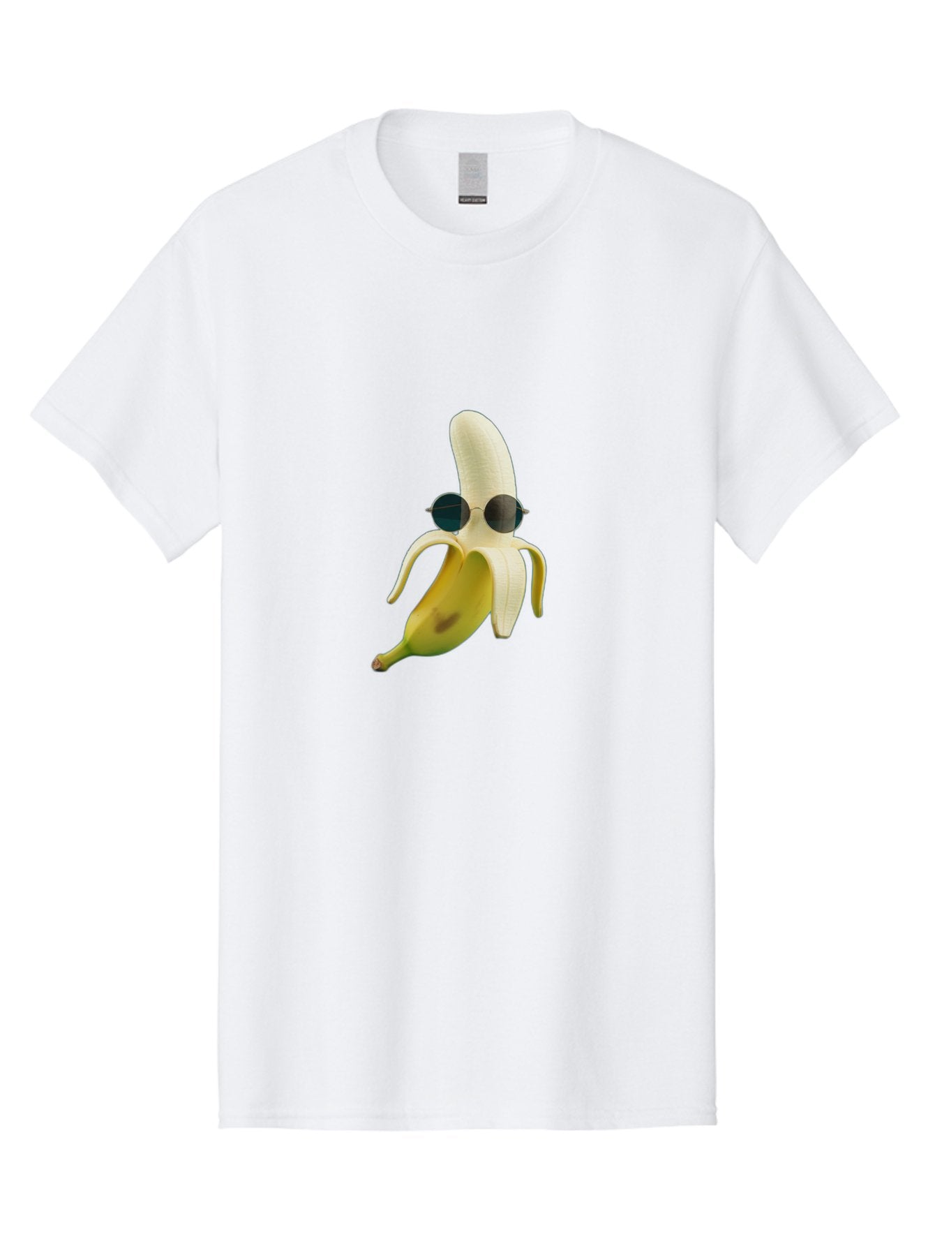 Banana-With-Sunglasses-1 Men'S Graphic Tee, 100% Cotton, Comfortable Casual Summer Wear, Machine Washable, Vintage Camera, Old Camera, Antique Camera, Black Camera, Classic Photography, Photography Equipment, Nostalgic Device, Film Camera, Bak031 11