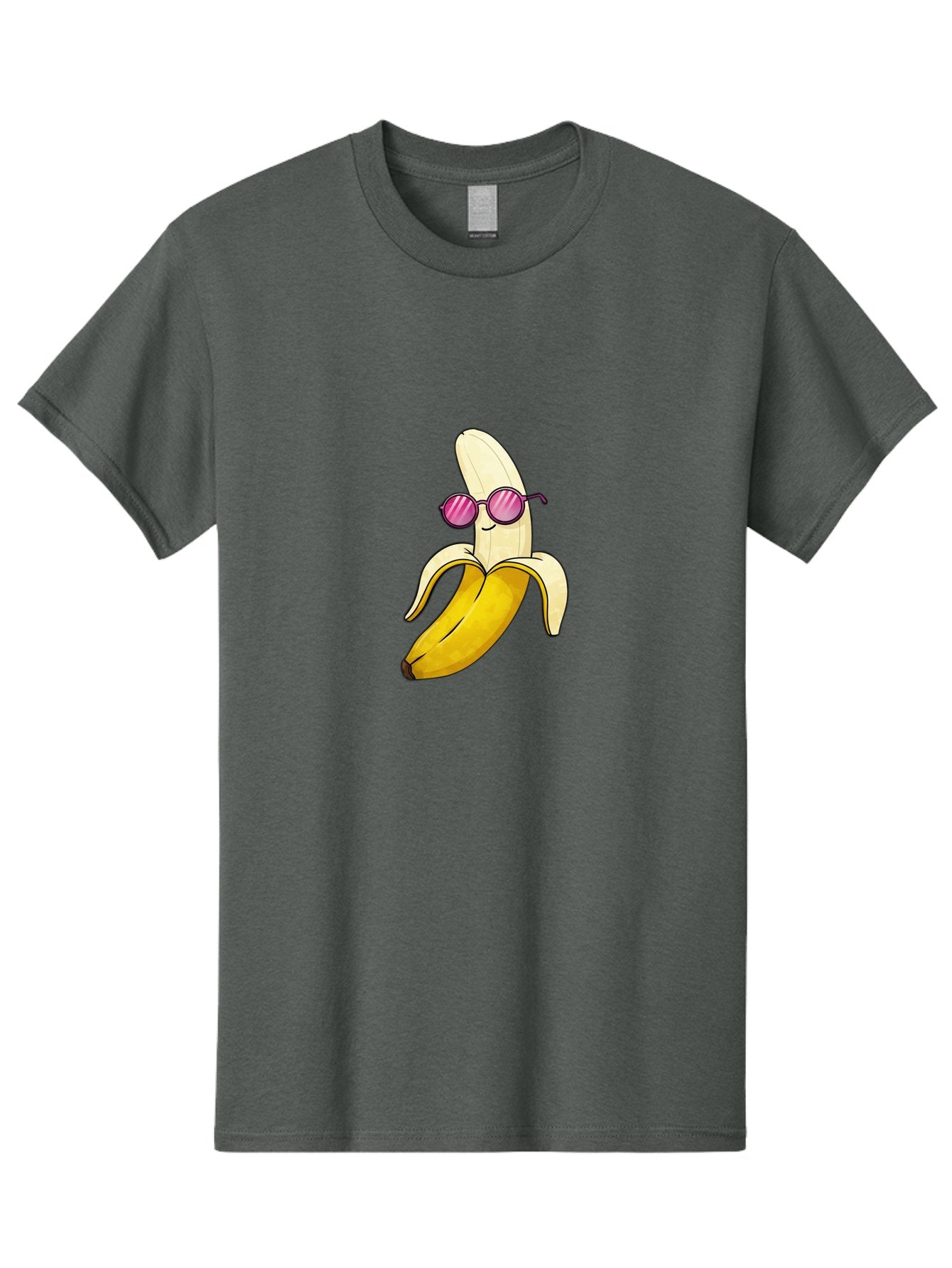Banana-With-Sunglasses-2 Men'S Graphic Tee, 100% Cotton, Comfortable Casual Summer Wear, Machine Washable, Vintage Camera, Old Camera, Antique Camera, Black Camera, Classic Photography, Photography Equipment, Nostalgic Device, Film Camera, Bak032 12