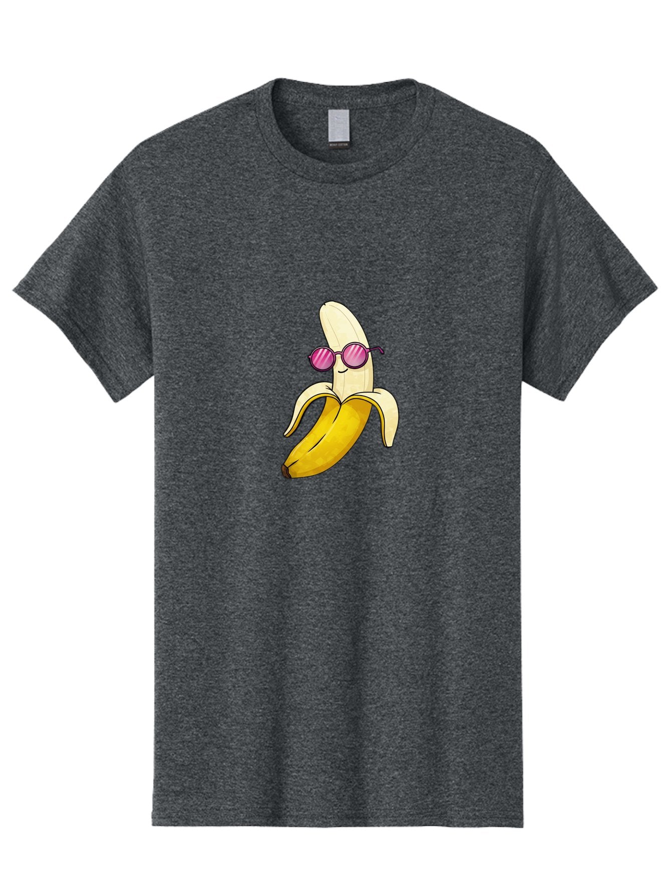 Banana-With-Sunglasses-2 Men'S Graphic Tee, 100% Cotton, Comfortable Casual Summer Wear, Machine Washable, Vintage Camera, Old Camera, Antique Camera, Black Camera, Classic Photography, Photography Equipment, Nostalgic Device, Film Camera, Bak032 15