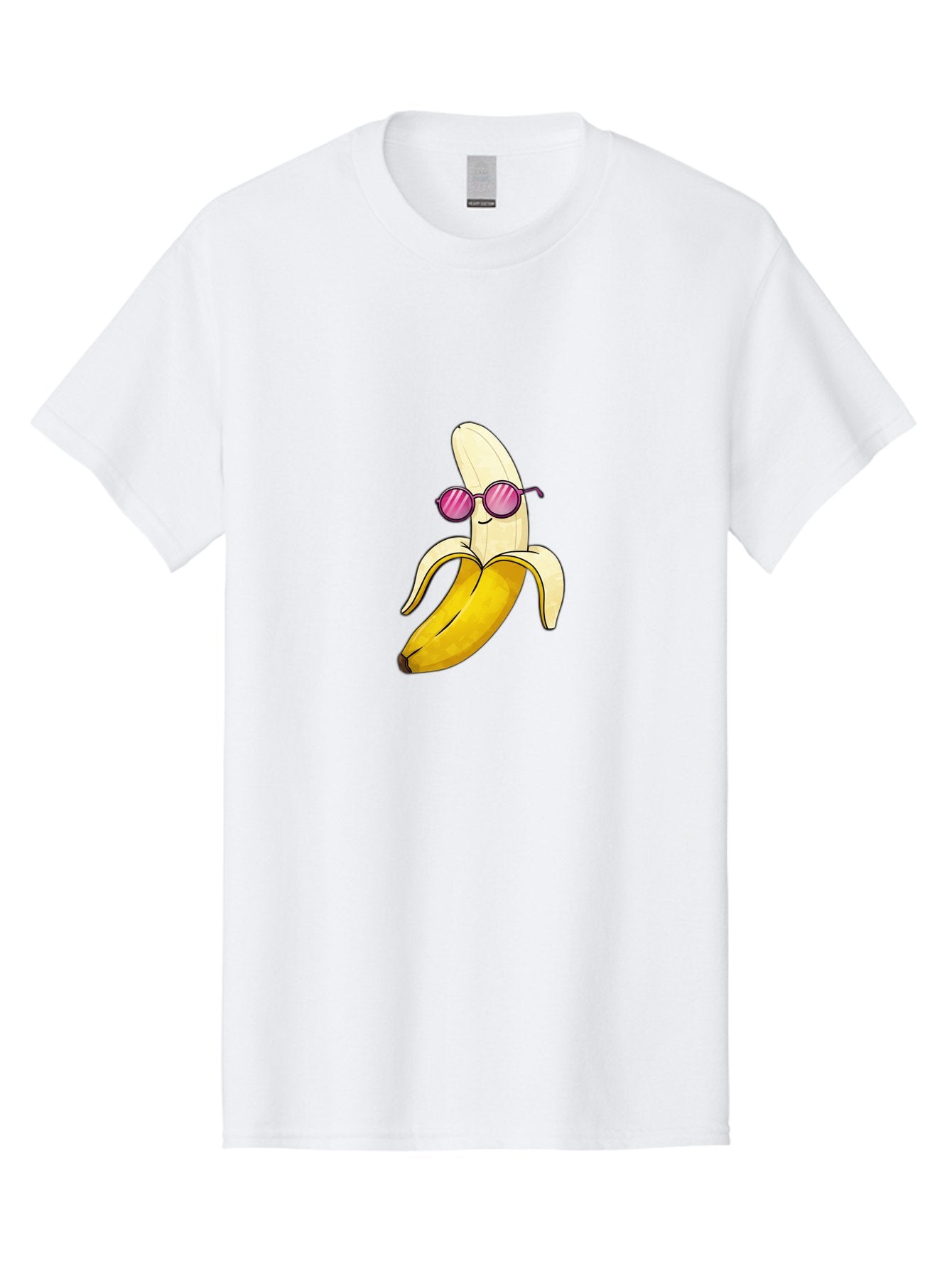 Banana-With-Sunglasses-2 Men'S Graphic Tee, 100% Cotton, Comfortable Casual Summer Wear, Machine Washable, Vintage Camera, Old Camera, Antique Camera, Black Camera, Classic Photography, Photography Equipment, Nostalgic Device, Film Camera, Bak032 11