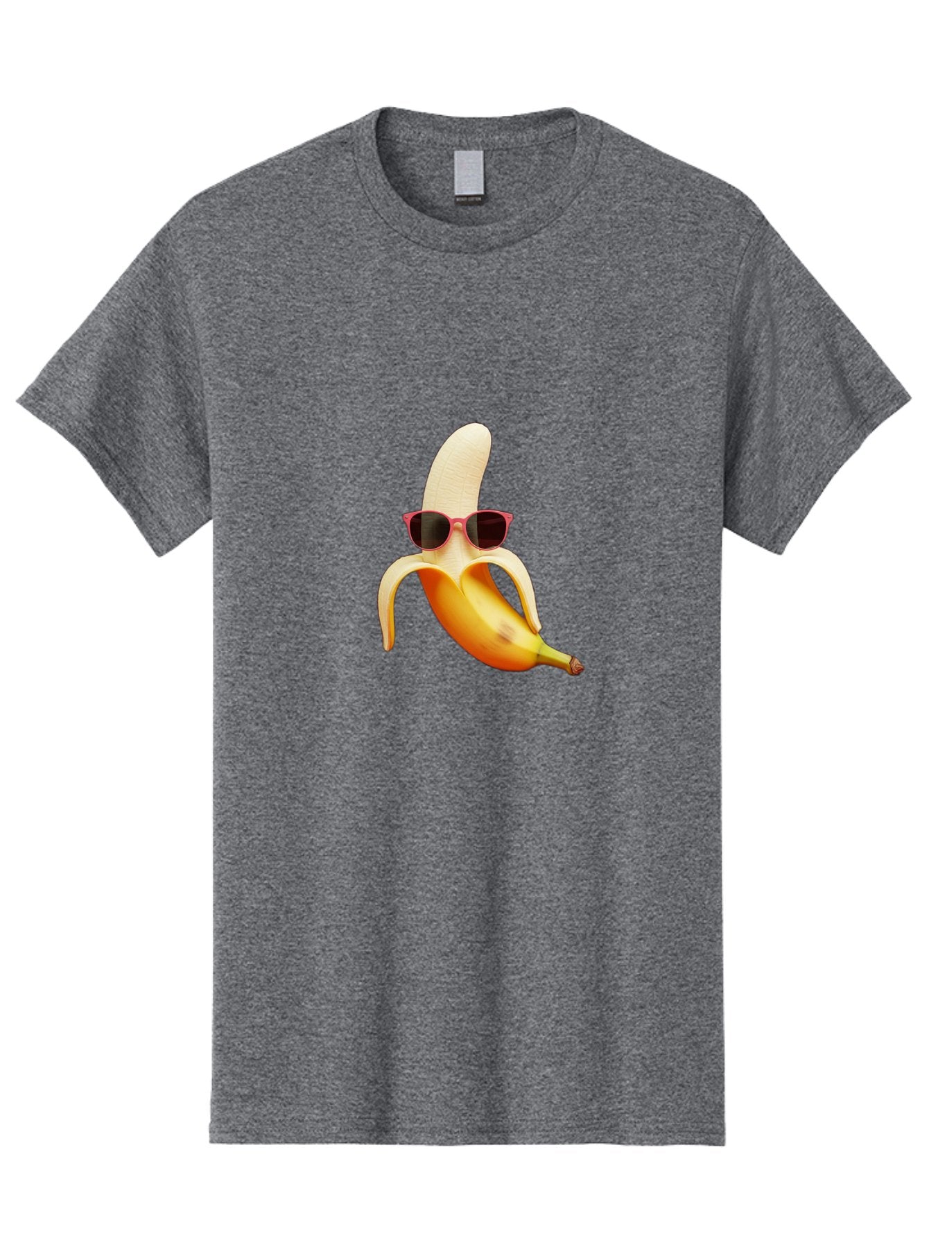 Banana-With-Sunglasses Men'S Graphic Tee, 100% Cotton, Comfortable Casual Summer Wear, Machine Washable, Vintage Camera, Old Camera, Antique Camera, Black Camera, Classic Photography, Photography Equipment, Nostalgic Device, Film Camera, Bak033 14