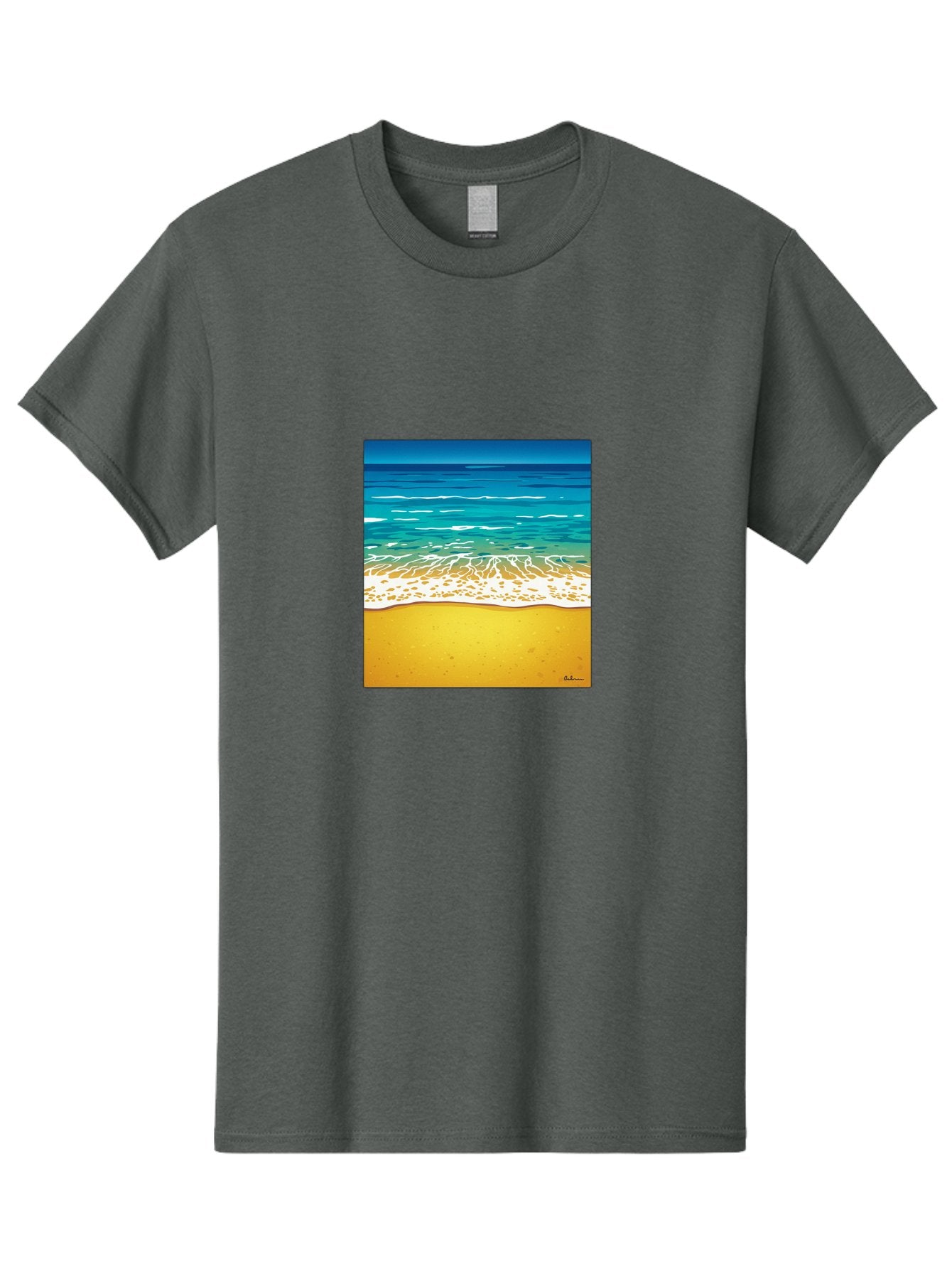 Beach-Scene Men'S Graphic Tee, 100% Cotton, Comfortable Casual Summer Wear, Machine Washable, Vintage Camera, Old Camera, Antique Camera, Black Camera, Classic Photography, Photography Equipment, Nostalgic Device, Film Camera, Camera Art Bak038 9
