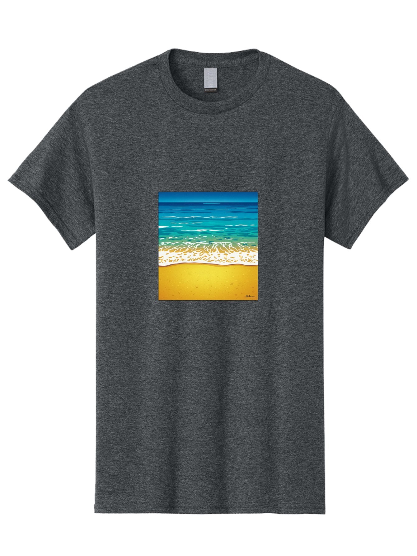 Beach-Scene Men'S Graphic Tee, 100% Cotton, Comfortable Casual Summer Wear, Machine Washable, Vintage Camera, Old Camera, Antique Camera, Black Camera, Classic Photography, Photography Equipment, Nostalgic Device, Film Camera, Camera Art Bak038