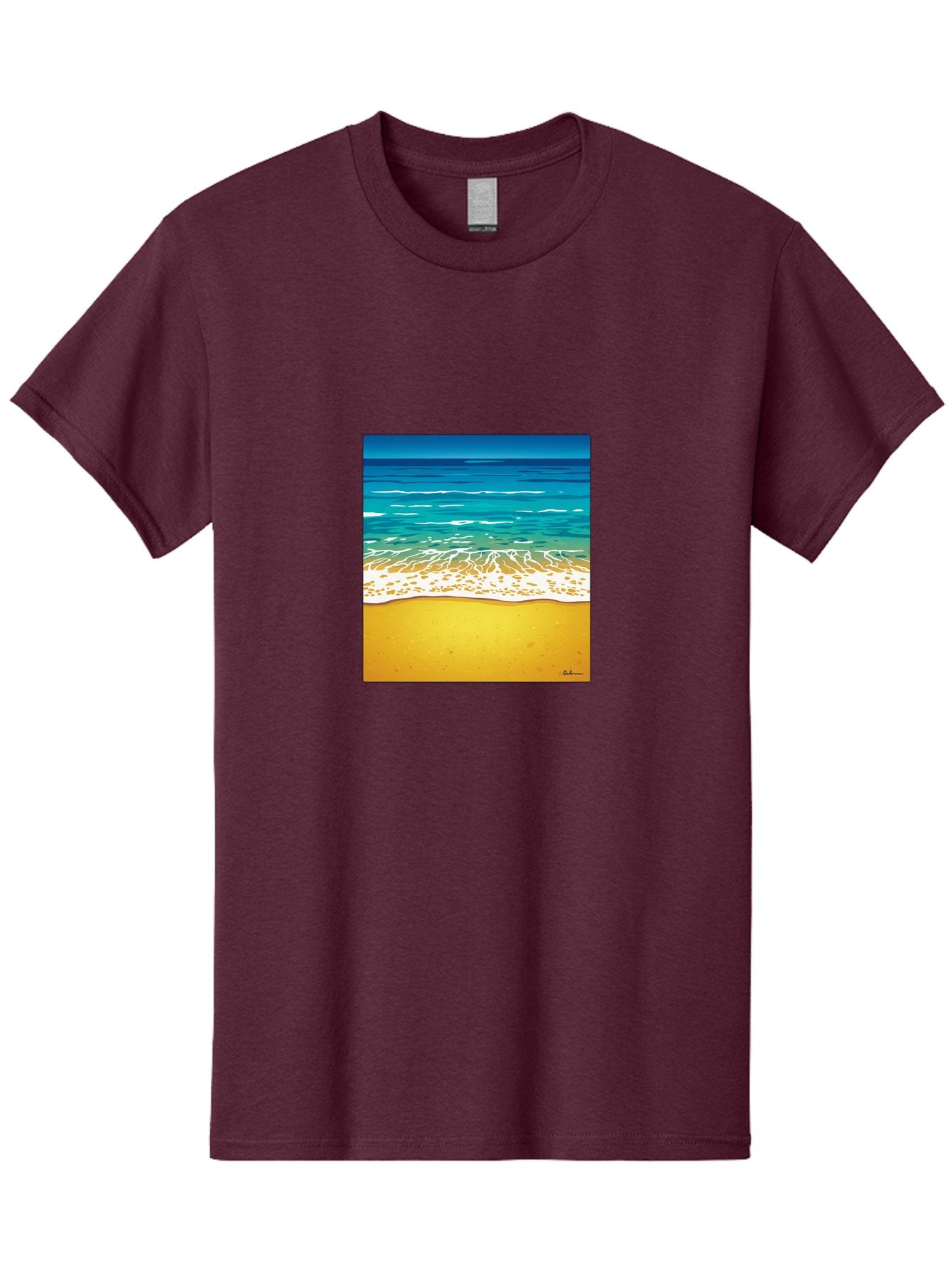 Beach-Scene Men'S Graphic Tee, 100% Cotton, Comfortable Casual Summer Wear, Machine Washable, Vintage Camera, Old Camera, Antique Camera, Black Camera, Classic Photography, Photography Equipment, Nostalgic Device, Film Camera, Camera Art Bak038 8