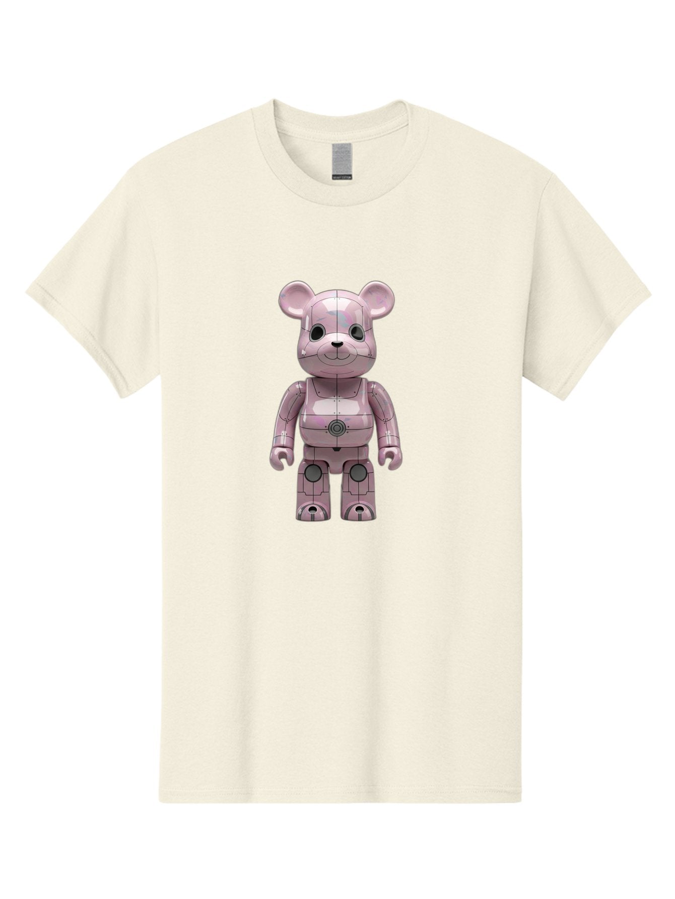 Bearbrick-1 Men'S Graphic Tee, 100% Cotton, Comfortable Casual Summer Wear, Machine Washable, Vintage Camera, Old Camera, Antique Camera, Black Camera, Classic Photography, Photography Equipment, Nostalgic Device, Film Camera, Camera Art Bak043 4