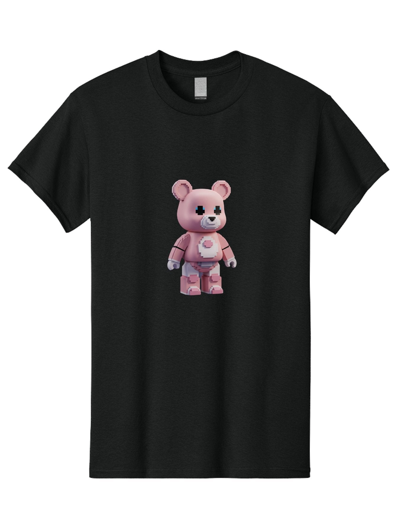 Bearbrick-2 Men'S Graphic Tee, 100% Cotton, Comfortable Casual Summer Wear, Machine Washable, Vintage Camera, Old Camera, Antique Camera, Black Camera, Classic Photography, Photography Equipment, Nostalgic Device, Film Camera, Camera Art Bak044 15