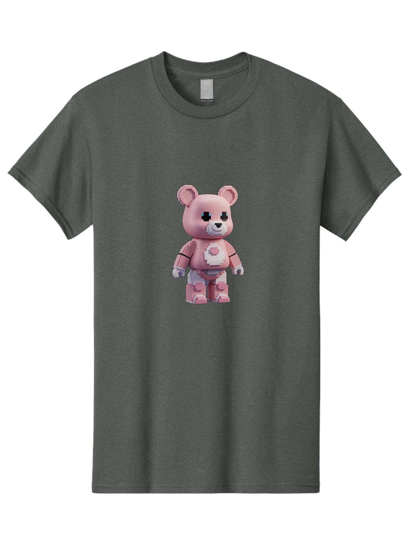 Bearbrick-2 Men'S Graphic Tee, 100% Cotton, Comfortable Casual Summer Wear, Machine Washable, Vintage Camera, Old Camera, Antique Camera, Black Camera, Classic Photography, Photography Equipment, Nostalgic Device, Film Camera, Camera Art Bak044 10