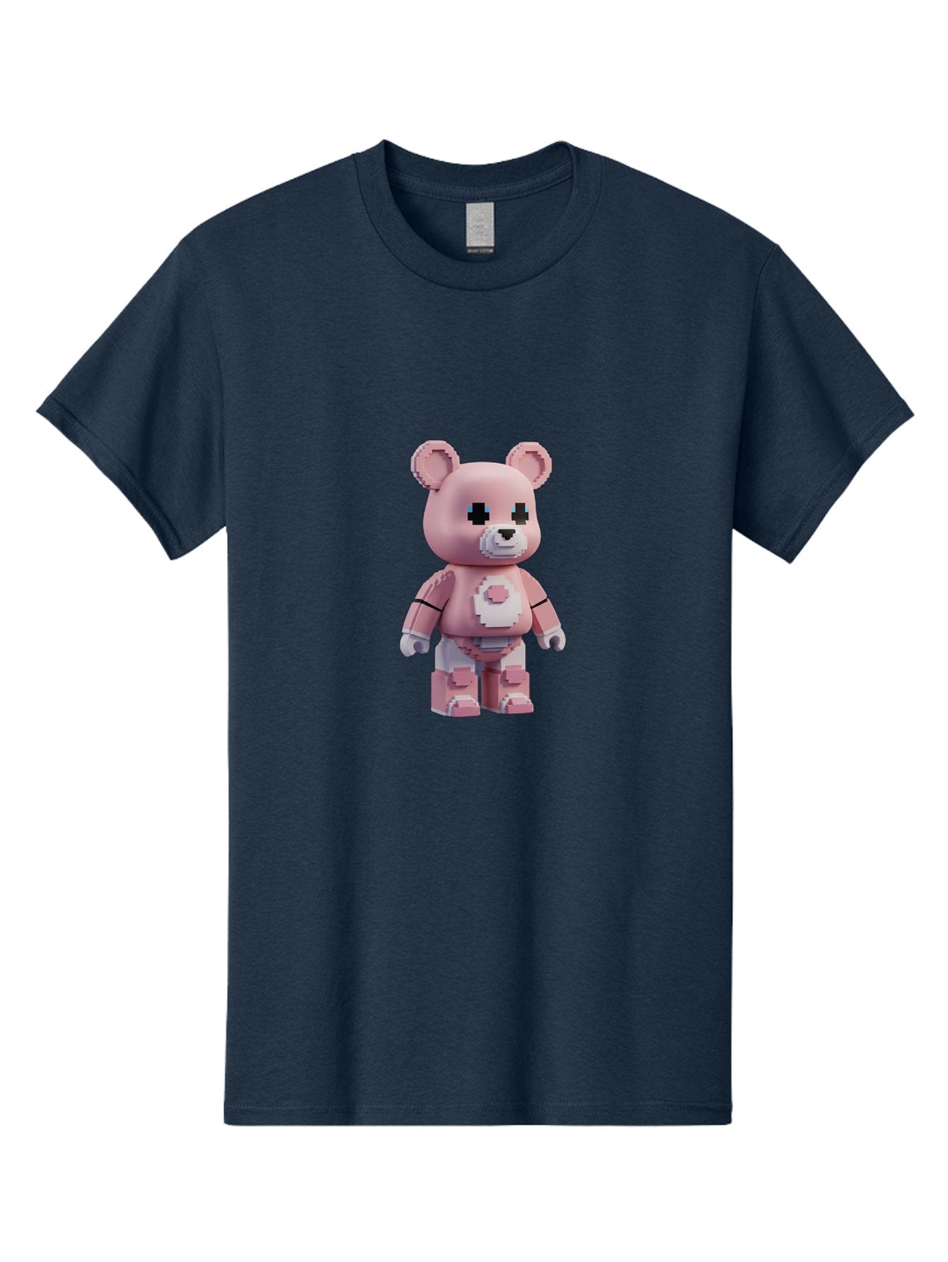 Bearbrick-2 Men'S Graphic Tee, 100% Cotton, Comfortable Casual Summer Wear, Machine Washable, Vintage Camera, Old Camera, Antique Camera, Black Camera, Classic Photography, Photography Equipment, Nostalgic Device, Film Camera, Camera Art Bak044 6
