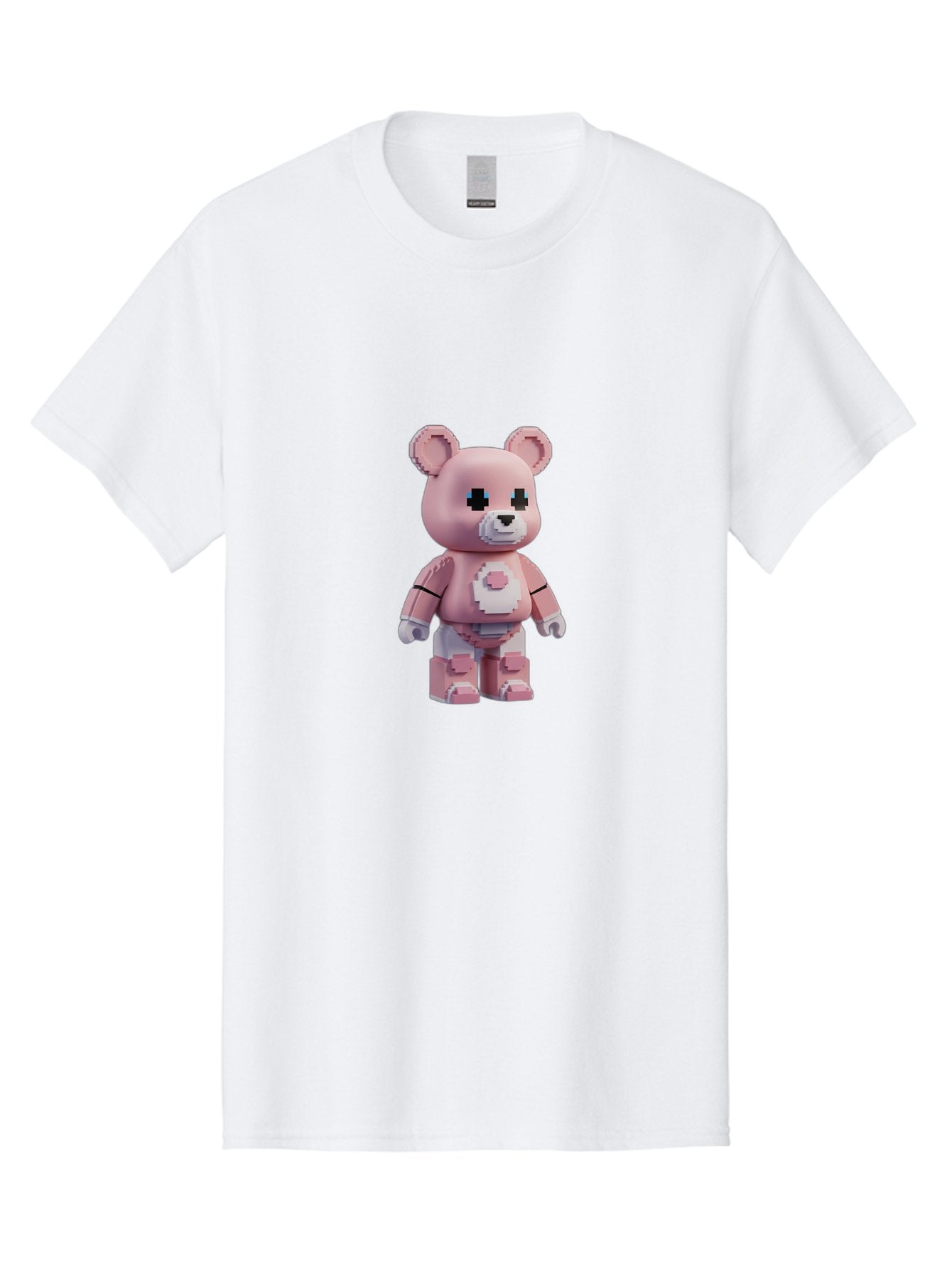 Bearbrick-2 Men'S Graphic Tee, 100% Cotton, Comfortable Casual Summer Wear, Machine Washable, Vintage Camera, Old Camera, Antique Camera, Black Camera, Classic Photography, Photography Equipment, Nostalgic Device, Film Camera, Camera Art Bak044 9