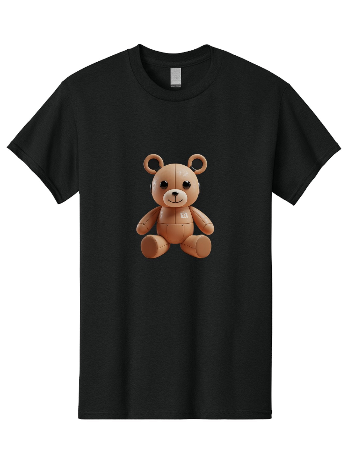 Bearbrick Men'S Graphic Tee, 100% Cotton, Comfortable Casual Summer Wear, Machine Washable, Vintage Camera, Old Camera, Antique Camera, Black Camera, Classic Photography, Photography Equipment, Nostalgic Device, Film Camera, Camera Art Bak046