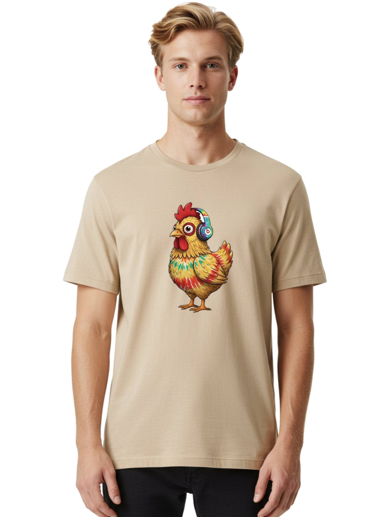 Beats-Chicken-2 Men'S Graphic Tee, 100% Cotton, Comfortable Casual Summer Wear, Machine Washable, Vintage Camera, Old Camera, Antique Camera, Black Camera, Classic Photography, Photography Equipment, Nostalgic Device, Film Camera, Camera Art Bak048 26