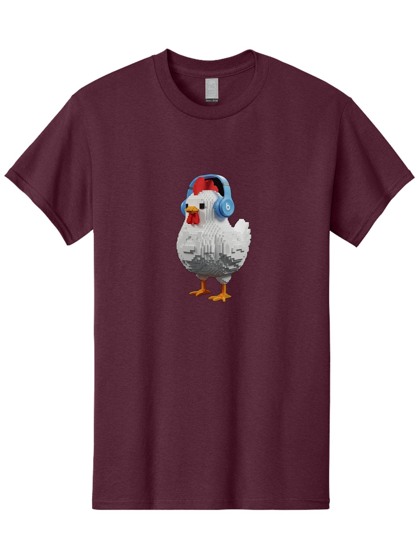Beats-Chicken Men'S Graphic Tee, 100% Cotton, Comfortable Casual Summer Wear, Machine Washable, Vintage Camera, Old Camera, Antique Camera, Black Camera, Classic Photography, Photography Equipment, Nostalgic Device, Film Camera, Camera Art Bak049
