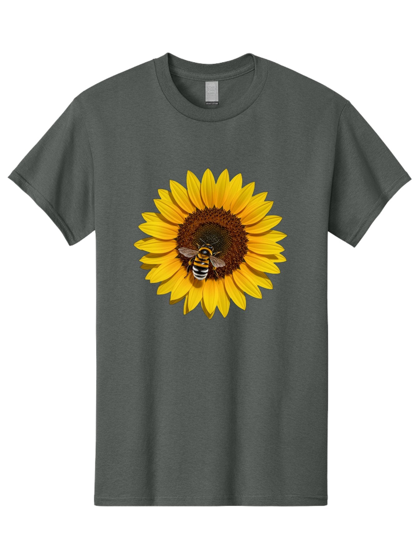 Bee-On-Sunflower Men'S Graphic Tee, 100% Cotton, Comfortable Casual Summer Wear, Machine Washable, Vintage Camera, Old Camera, Antique Camera, Black Camera, Classic Photography, Photography Equipment, Nostalgic Device, Film Camera, Camera Art Bak050
