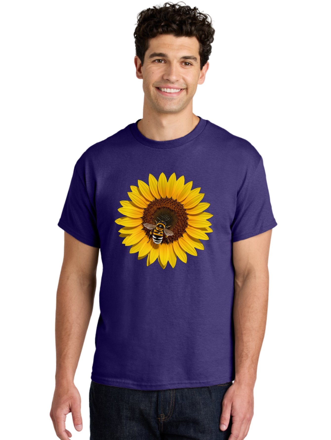 Bee-On-Sunflower Men'S Graphic Tee, 100% Cotton, Comfortable Casual Summer Wear, Machine Washable, Vintage Camera, Old Camera, Antique Camera, Black Camera, Classic Photography, Photography Equipment, Nostalgic Device, Film Camera, Camera Art Bak050 23