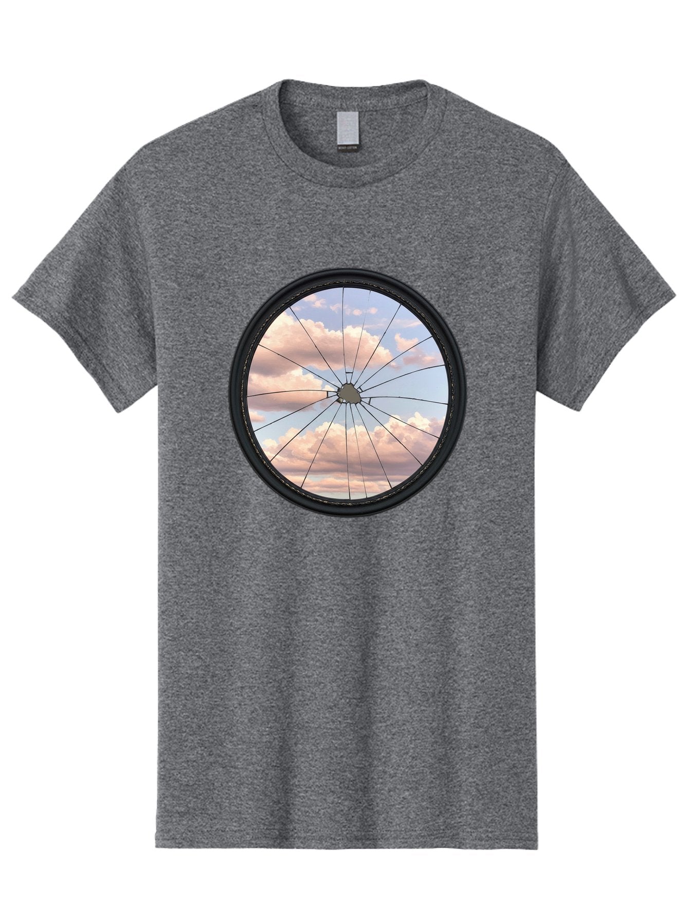 Bicycle-Wheel Men'S Graphic Tee, 100% Cotton, Comfortable Casual Summer Wear, Machine Washable, Vintage Camera, Old Camera, Antique Camera, Black Camera, Classic Photography, Photography Equipment, Nostalgic Device, Film Camera, Camera Art Bak051