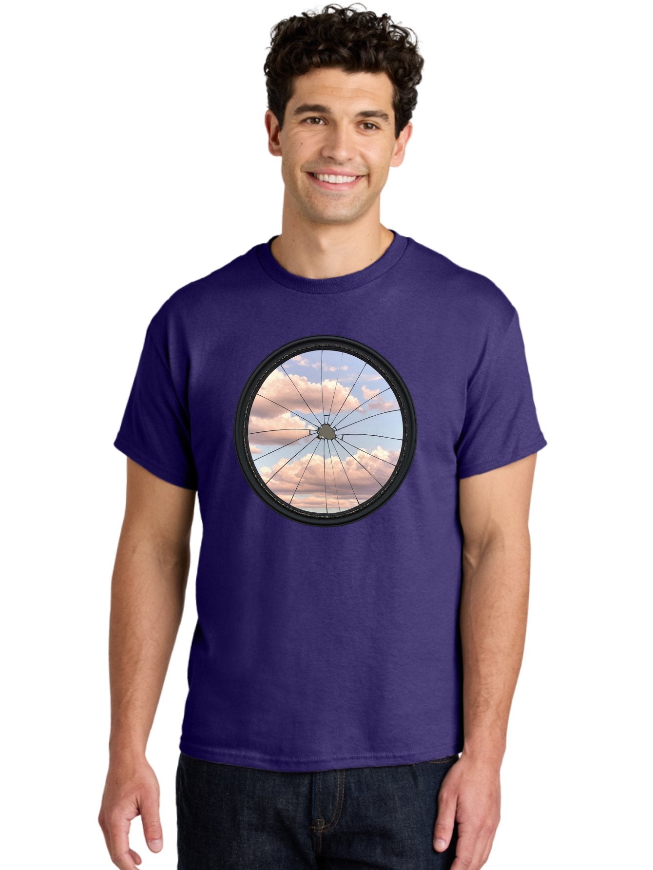 Bicycle-Wheel Men'S Graphic Tee, 100% Cotton, Comfortable Casual Summer Wear, Machine Washable, Vintage Camera, Old Camera, Antique Camera, Black Camera, Classic Photography, Photography Equipment, Nostalgic Device, Film Camera, Camera Art Bak051 30