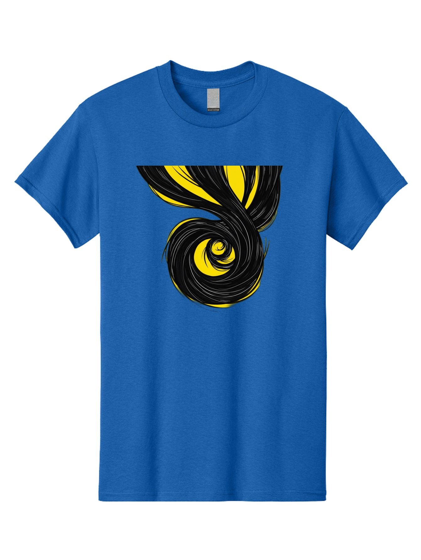 Black-And-Yellow-Swirl Men'S Graphic Tee, 100% Cotton, Comfortable Casual Summer Wear, Machine Washable, Vintage Camera, Old Camera, Antique Camera, Black Camera, Classic Photography, Photography Equipment, Nostalgic Device, Film Camera, Bak056