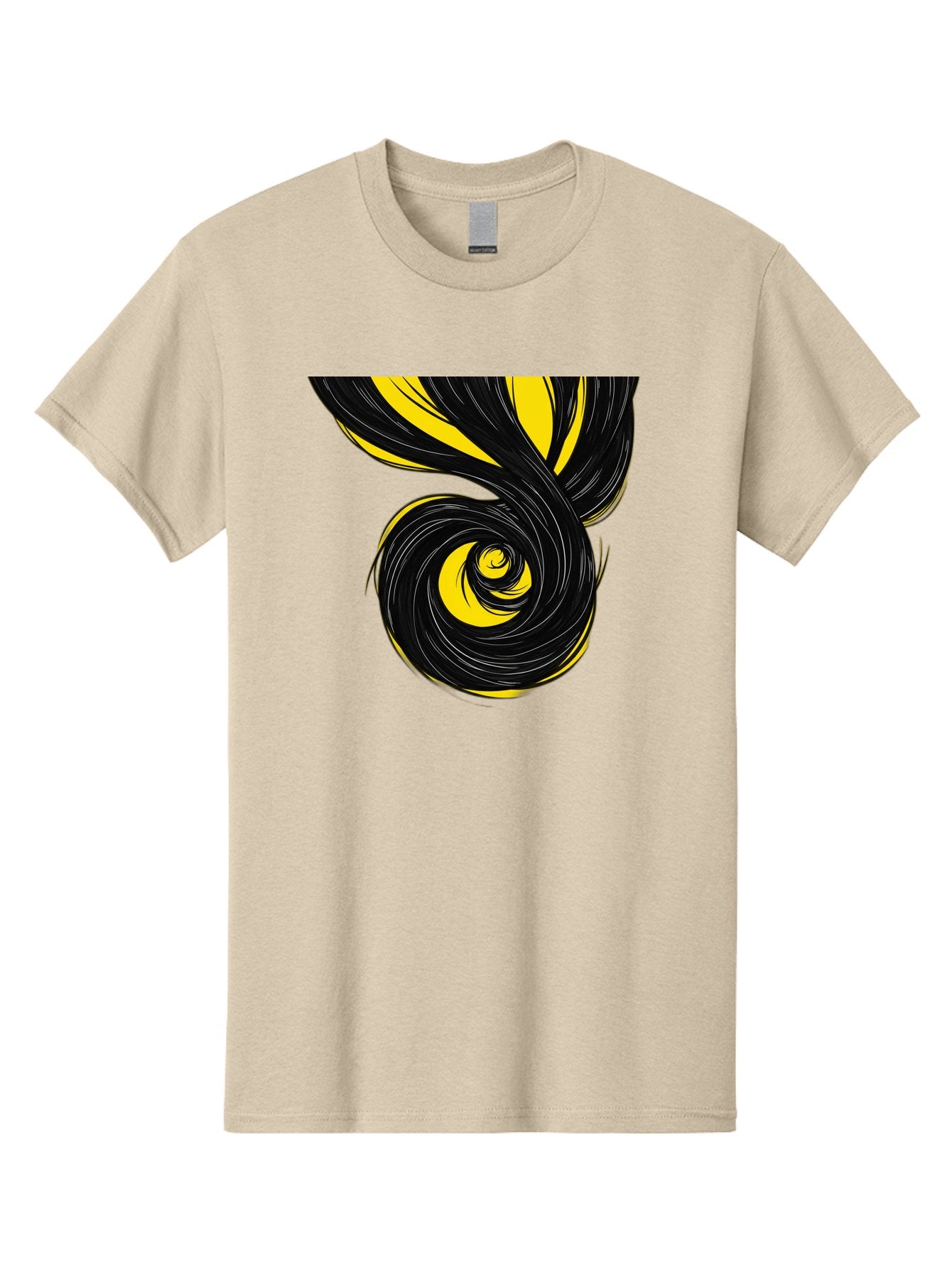 Black-And-Yellow-Swirl Men'S Graphic Tee, 100% Cotton, Comfortable Casual Summer Wear, Machine Washable, Vintage Camera, Old Camera, Antique Camera, Black Camera, Classic Photography, Photography Equipment, Nostalgic Device, Film Camera, Bak056 10