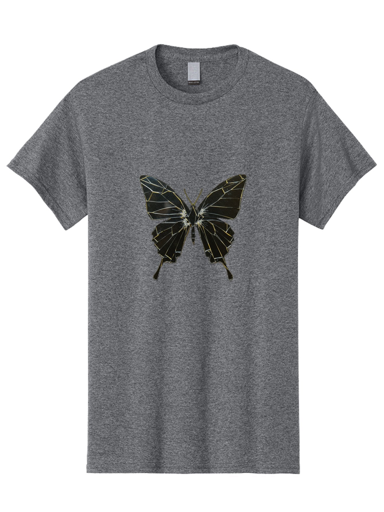 Black-Butterfly Men'S Graphic Tee, 100% Cotton, Comfortable Casual Summer Wear, Machine Washable, Vintage Camera, Old Camera, Antique Camera, Black Camera, Classic Photography, Photography Equipment, Nostalgic Device, Film Camera, Camera Art Bak060 3