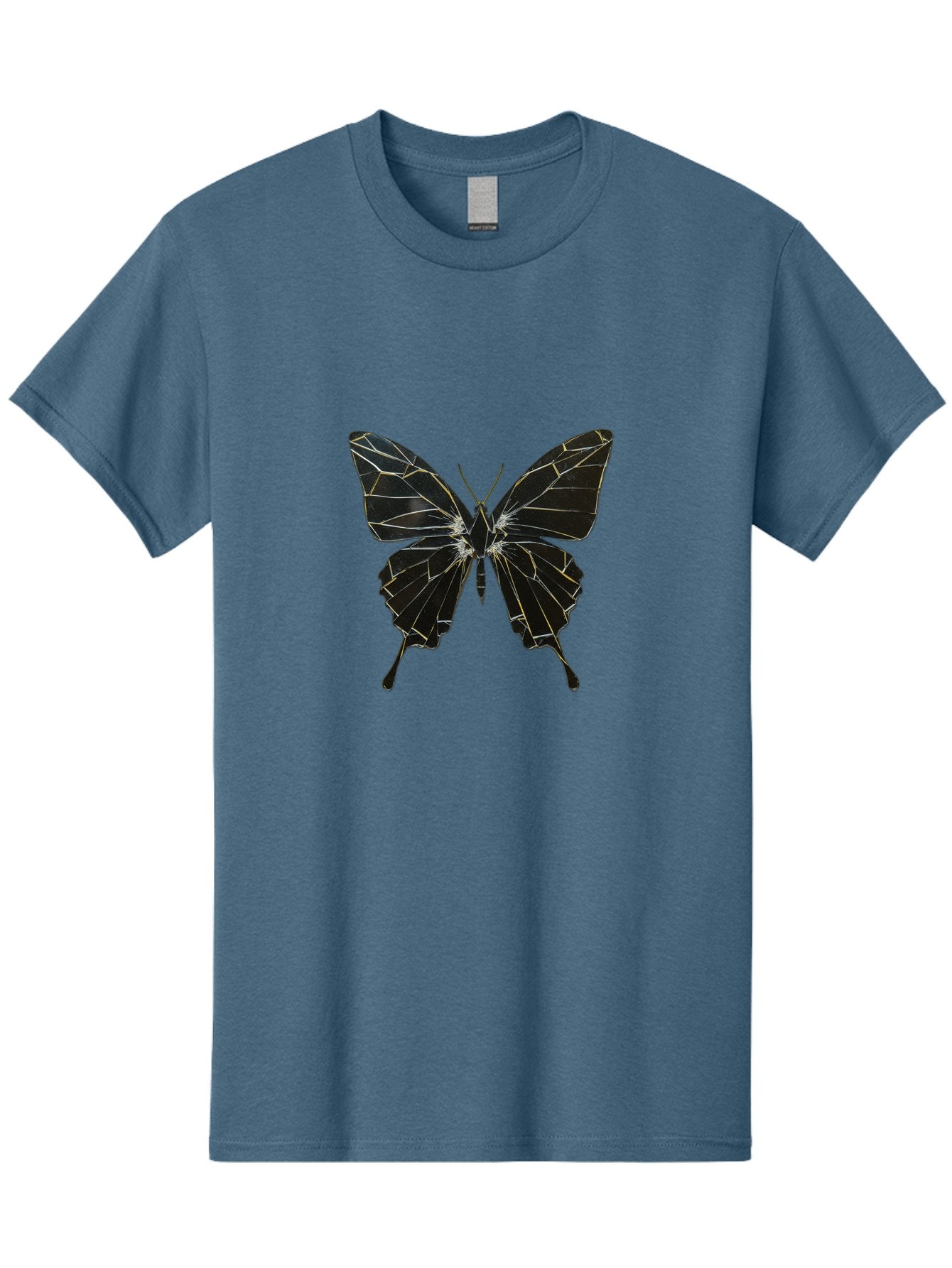 Black-Butterfly Men'S Graphic Tee, 100% Cotton, Comfortable Casual Summer Wear, Machine Washable, Vintage Camera, Old Camera, Antique Camera, Black Camera, Classic Photography, Photography Equipment, Nostalgic Device, Film Camera, Camera Art Bak060 10