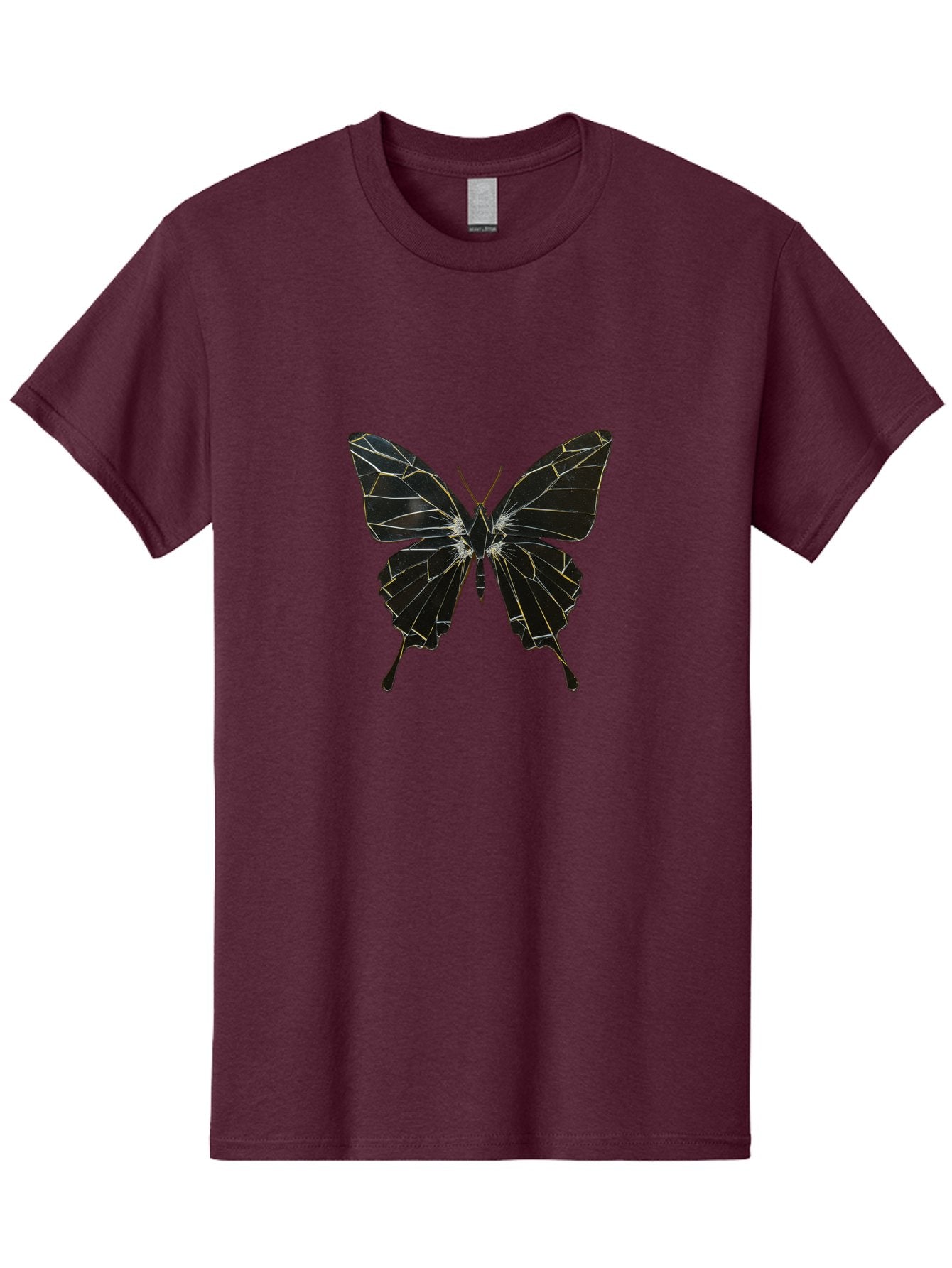 Black-Butterfly Men'S Graphic Tee, 100% Cotton, Comfortable Casual Summer Wear, Machine Washable, Vintage Camera, Old Camera, Antique Camera, Black Camera, Classic Photography, Photography Equipment, Nostalgic Device, Film Camera, Camera Art Bak060 12