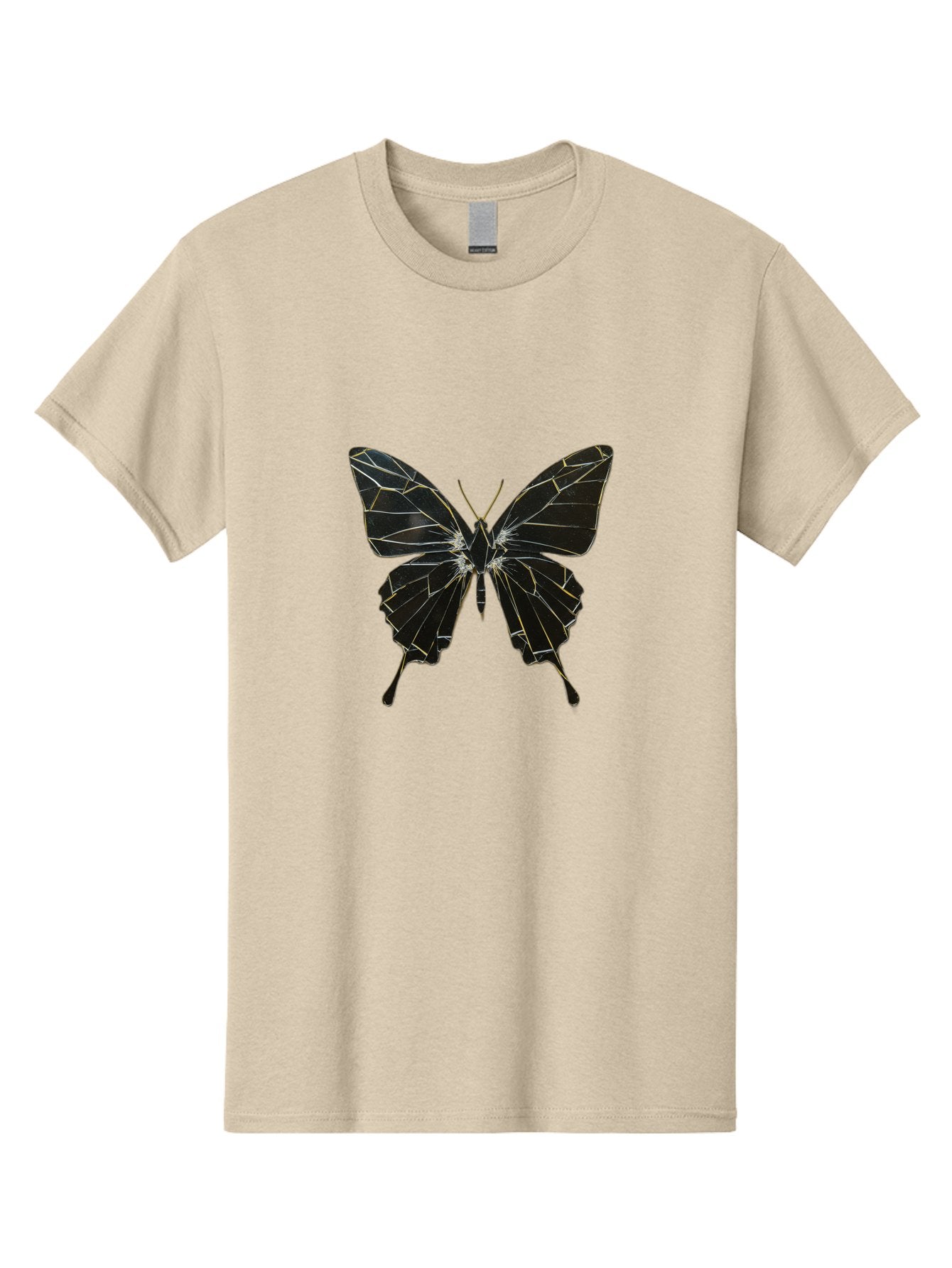 Black-Butterfly Men'S Graphic Tee, 100% Cotton, Comfortable Casual Summer Wear, Machine Washable, Vintage Camera, Old Camera, Antique Camera, Black Camera, Classic Photography, Photography Equipment, Nostalgic Device, Film Camera, Camera Art Bak060 13