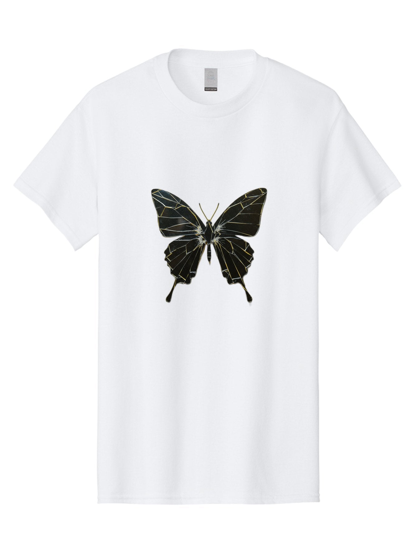 Black-Butterfly Men'S Graphic Tee, 100% Cotton, Comfortable Casual Summer Wear, Machine Washable, Vintage Camera, Old Camera, Antique Camera, Black Camera, Classic Photography, Photography Equipment, Nostalgic Device, Film Camera, Camera Art Bak060 4