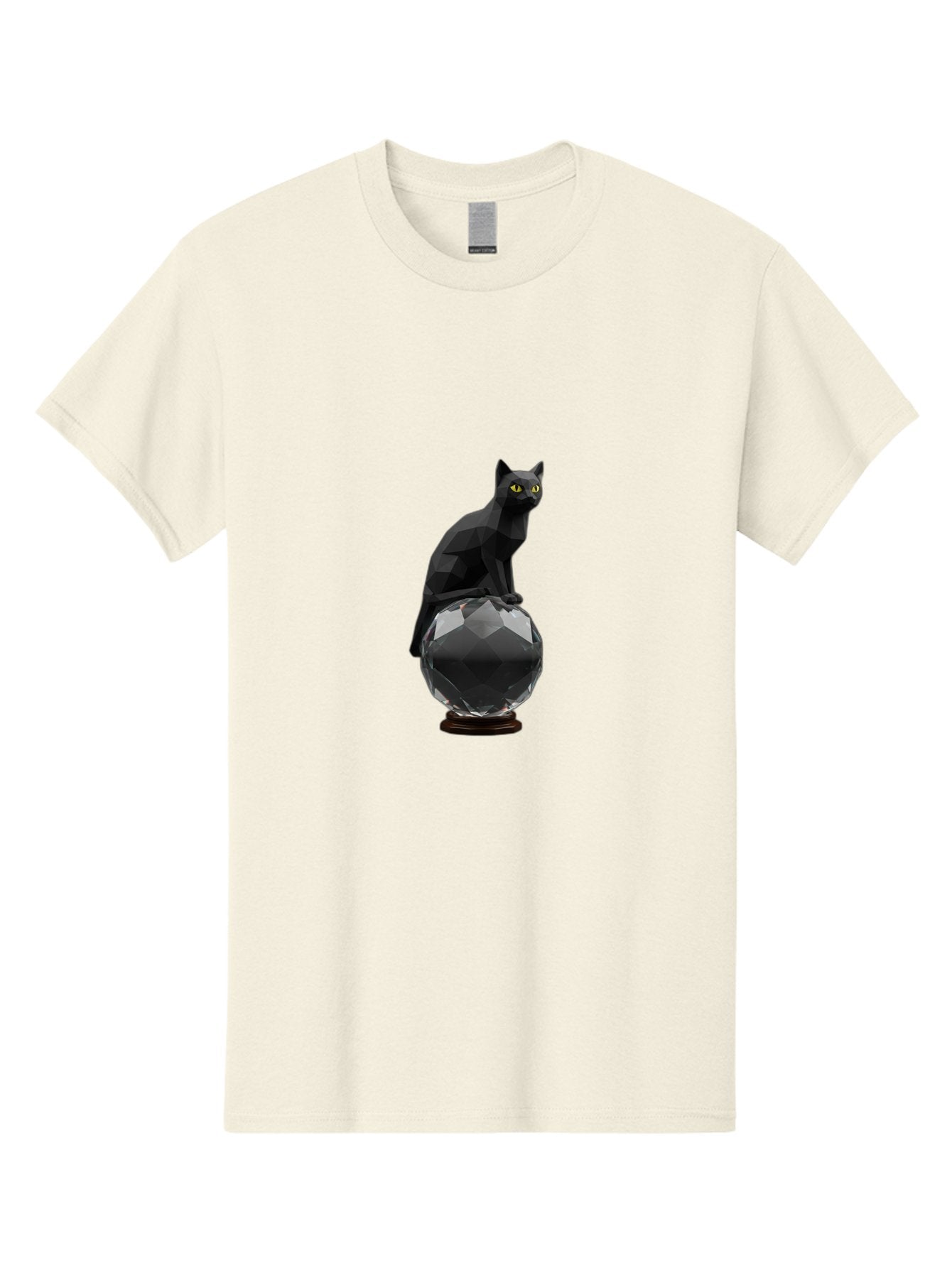 Black-Cat-On-Crystal-Ball Men'S Graphic Tee, 100% Cotton, Comfortable Casual Summer Wear, Machine Washable, Vintage Camera, Old Camera, Antique Camera, Black Camera, Classic Photography, Photography Equipment, Nostalgic Device, Film Camera, Bak065 5