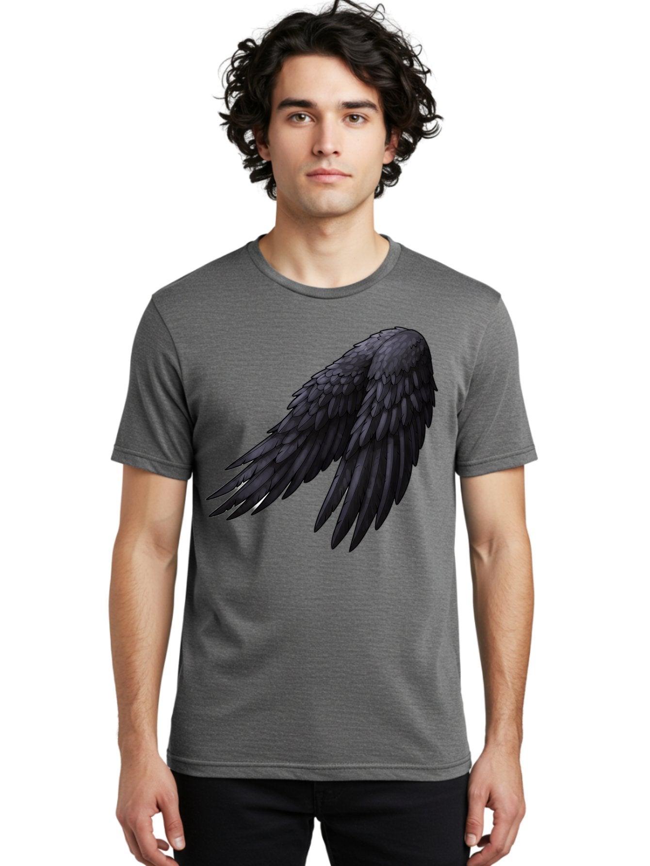 Black-Feathered-Wing Men'S Graphic Tee, 100% Cotton, Comfortable Casual Summer Wear, Machine Washable, Vintage Camera, Old Camera, Antique Camera, Black Camera, Classic Photography, Photography Equipment, Nostalgic Device, Film Camera, Bak066 27