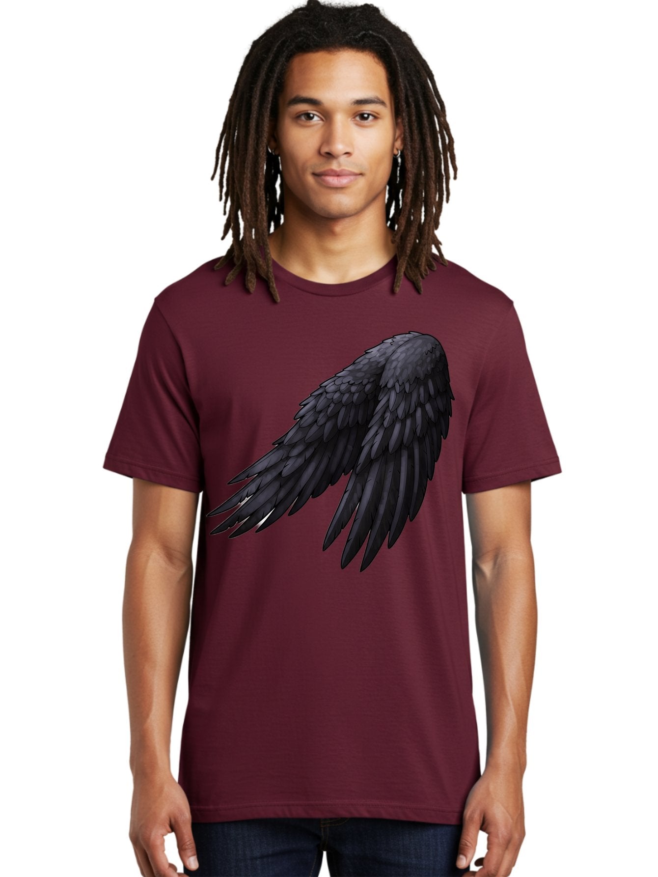 Black-Feathered-Wing Men'S Graphic Tee, 100% Cotton, Comfortable Casual Summer Wear, Machine Washable, Vintage Camera, Old Camera, Antique Camera, Black Camera, Classic Photography, Photography Equipment, Nostalgic Device, Film Camera, Bak066 16