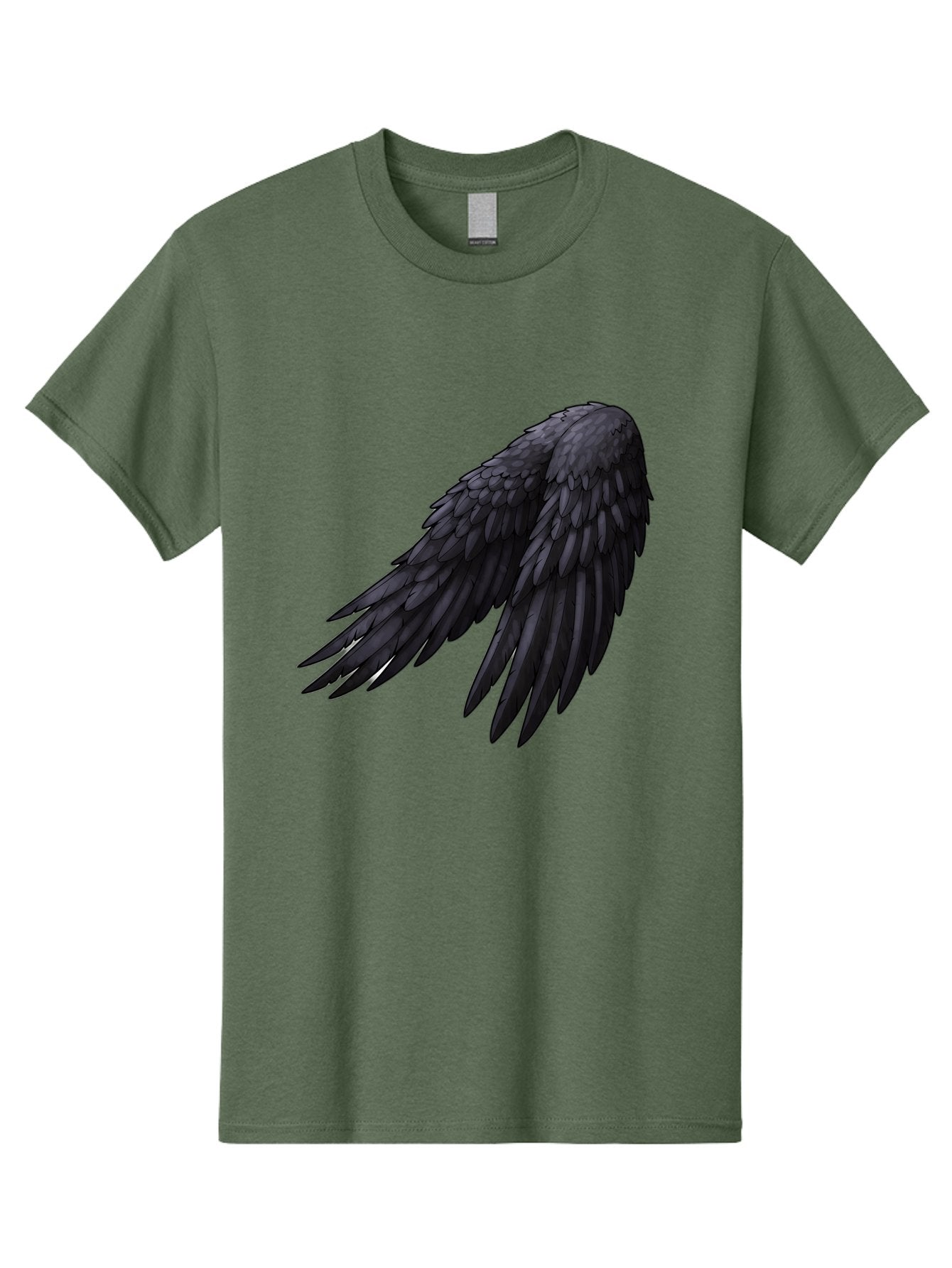 Black-Feathered-Wing Men'S Graphic Tee, 100% Cotton, Comfortable Casual Summer Wear, Machine Washable, Vintage Camera, Old Camera, Antique Camera, Black Camera, Classic Photography, Photography Equipment, Nostalgic Device, Film Camera, Bak066