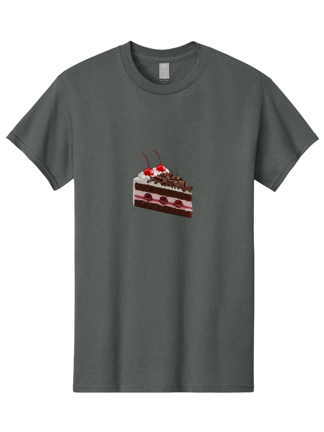 Black-Forest-Cake-1 Men'S Graphic Tee, 100% Cotton, Comfortable Casual Summer Wear, Machine Washable, Vintage Camera, Old Camera, Antique Camera, Black Camera, Classic Photography, Photography Equipment, Nostalgic Device, Film Camera, Bak068
