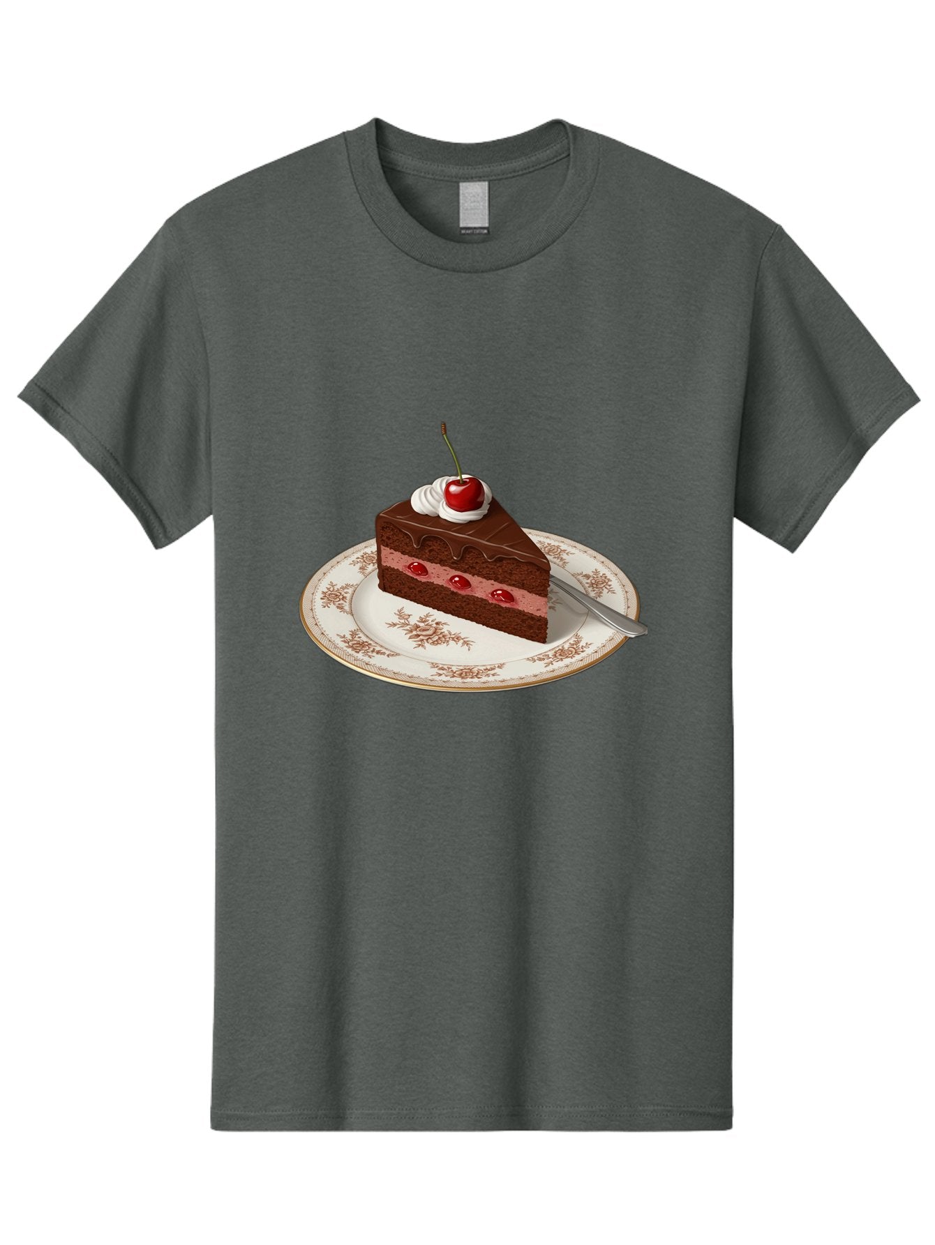 Black-Forest-Cake Men'S Graphic Tee, 100% Cotton, Comfortable Casual Summer Wear, Machine Washable, Vintage Camera, Old Camera, Antique Camera, Black Camera, Classic Photography, Photography Equipment, Nostalgic Device, Film Camera, Camera Art Bak069 4