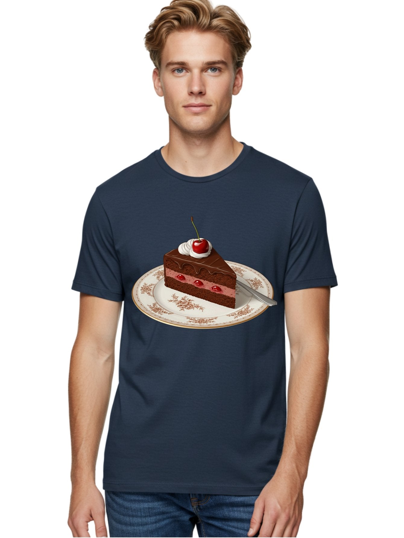 Black-Forest-Cake Men'S Graphic Tee, 100% Cotton, Comfortable Casual Summer Wear, Machine Washable, Vintage Camera, Old Camera, Antique Camera, Black Camera, Classic Photography, Photography Equipment, Nostalgic Device, Film Camera, Camera Art Bak069 26