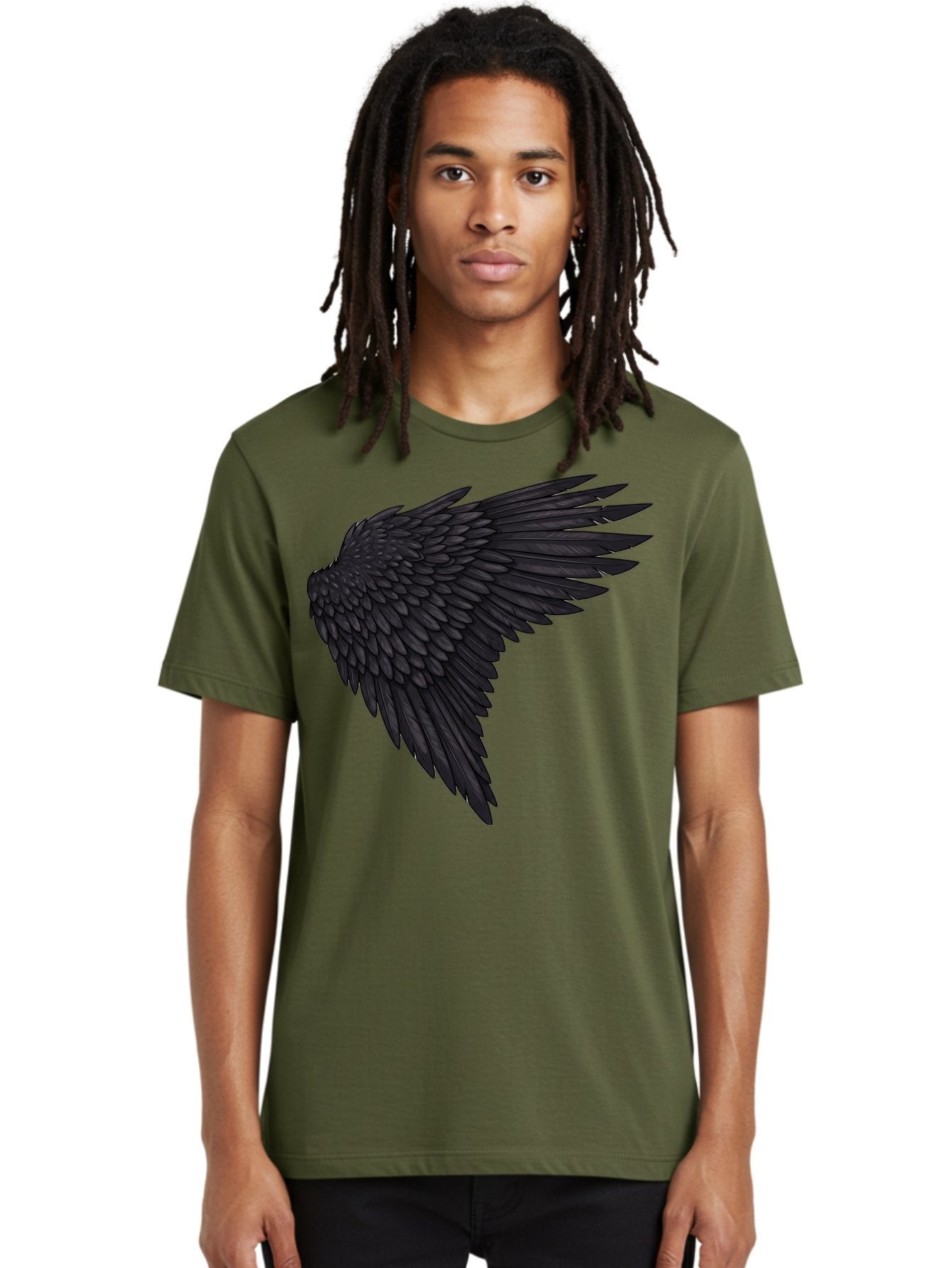 Black-Wing-1 Men'S Graphic Tee, 100% Cotton, Comfortable Casual Summer Wear, Machine Washable, Vintage Camera, Old Camera, Antique Camera, Black Camera, Classic Photography, Photography Equipment, Nostalgic Device, Film Camera, Camera Art Bak070 27