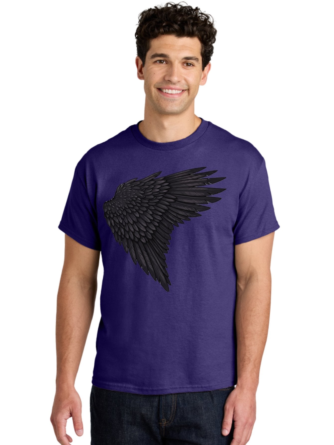 Black-Wing-1 Men'S Graphic Tee, 100% Cotton, Comfortable Casual Summer Wear, Machine Washable, Vintage Camera, Old Camera, Antique Camera, Black Camera, Classic Photography, Photography Equipment, Nostalgic Device, Film Camera, Camera Art Bak070 22