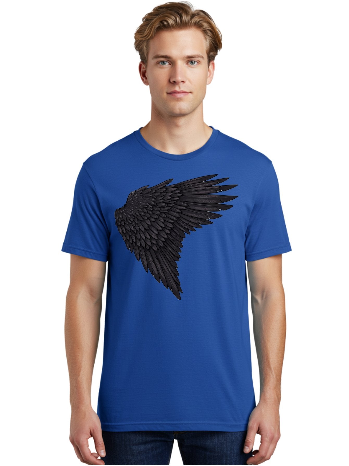 Black-Wing-1 Men'S Graphic Tee, 100% Cotton, Comfortable Casual Summer Wear, Machine Washable, Vintage Camera, Old Camera, Antique Camera, Black Camera, Classic Photography, Photography Equipment, Nostalgic Device, Film Camera, Camera Art Bak070 17