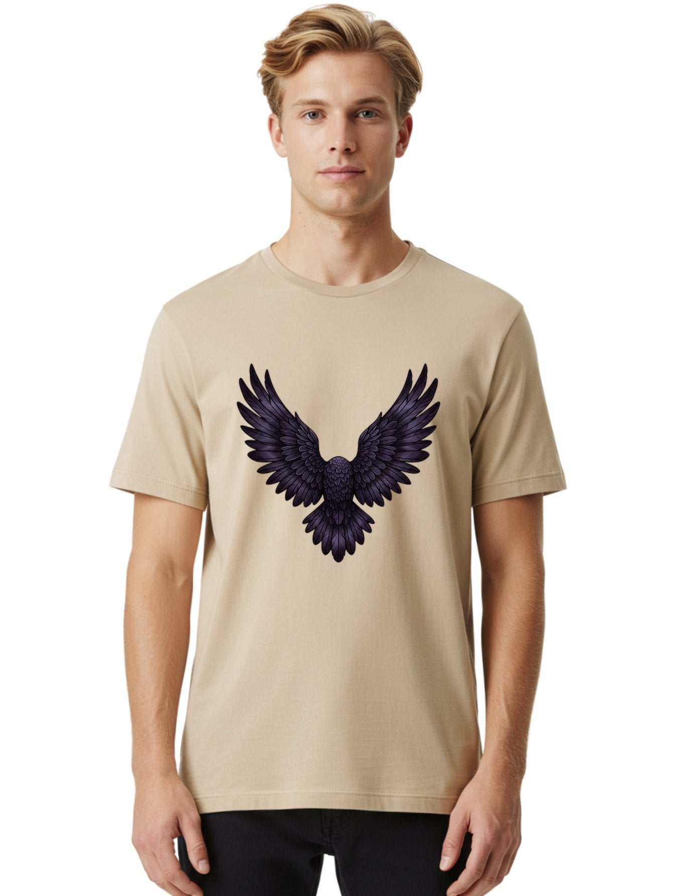 Black-Wings-1 Men'S Graphic Tee, 100% Cotton, Comfortable Casual Summer Wear, Machine Washable, Vintage Camera, Old Camera, Antique Camera, Black Camera, Classic Photography, Photography Equipment, Nostalgic Device, Film Camera, Camera Art Bak072 18