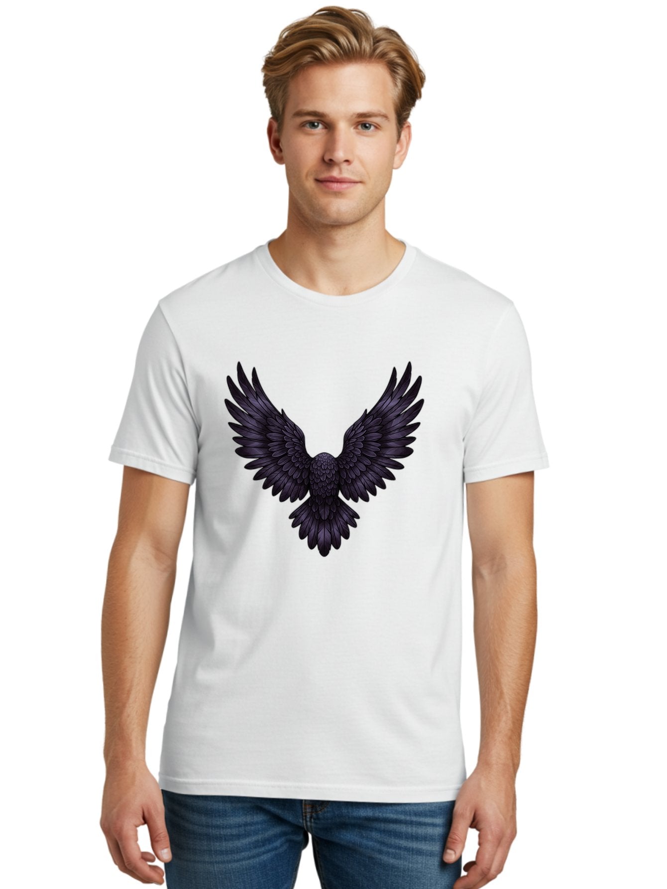 Black-Wings-1 Men'S Graphic Tee, 100% Cotton, Comfortable Casual Summer Wear, Machine Washable, Vintage Camera, Old Camera, Antique Camera, Black Camera, Classic Photography, Photography Equipment, Nostalgic Device, Film Camera, Camera Art Bak072 29