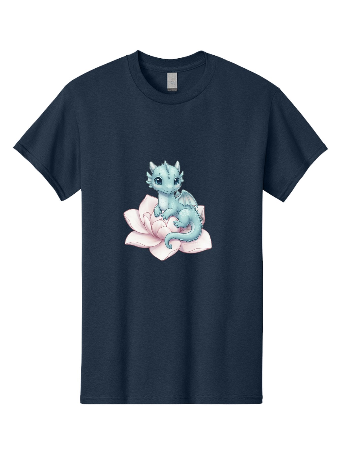 Blue-Dragon-On-Flower-1 Men'S Graphic Tee, 100% Cotton, Comfortable Casual Summer Wear, Machine Washable, Vintage Camera, Old Camera, Antique Camera, Black Camera, Classic Photography, Photography Equipment, Nostalgic Device, Film Camera, Bak077 10
