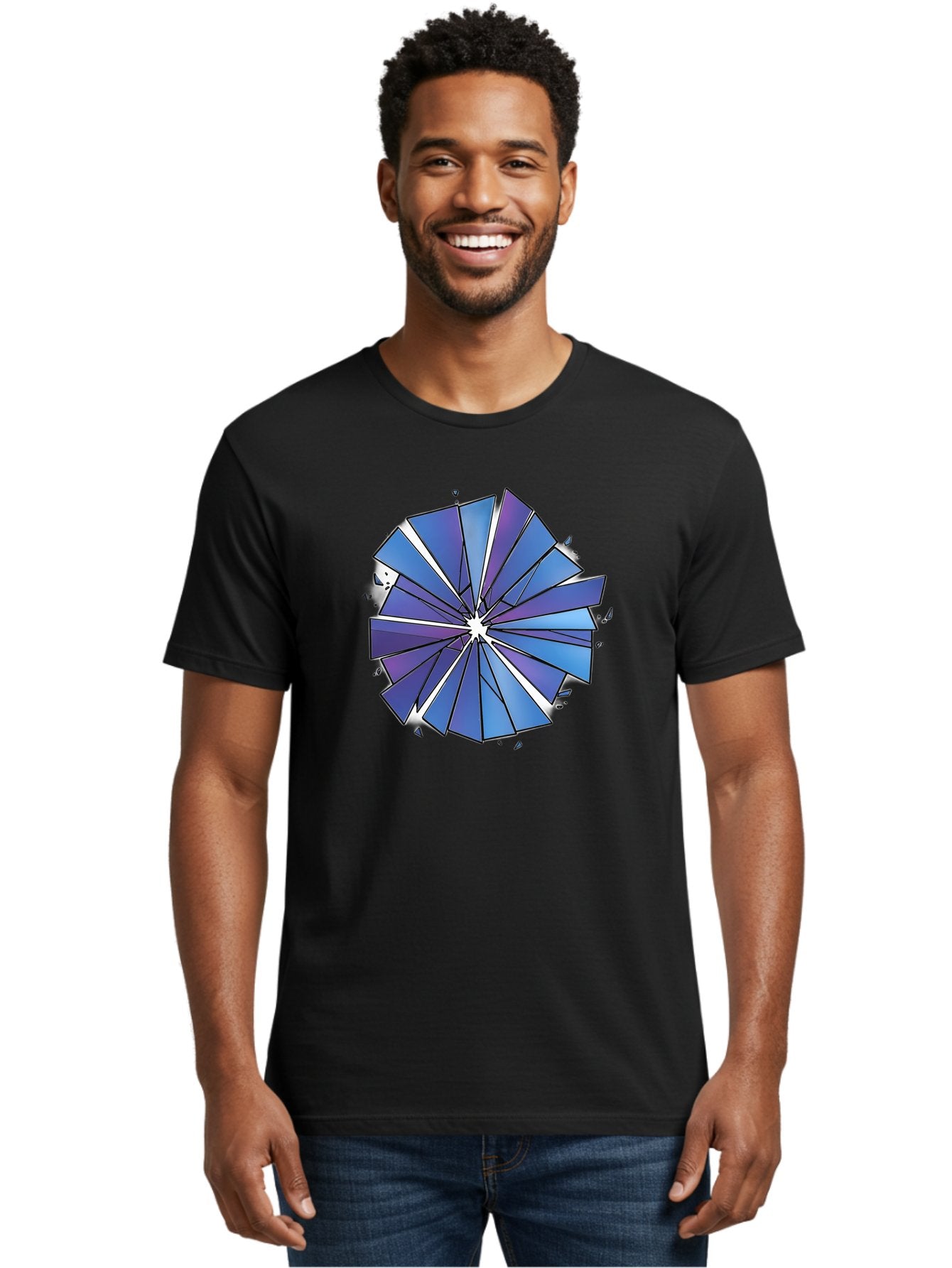 Blue-Pinwheel Men'S Graphic Tee, 100% Cotton, Comfortable Casual Summer Wear, Machine Washable, Vintage Camera, Old Camera, Antique Camera, Black Camera, Classic Photography, Photography Equipment, Nostalgic Device, Film Camera, Camera Art Bak082 26