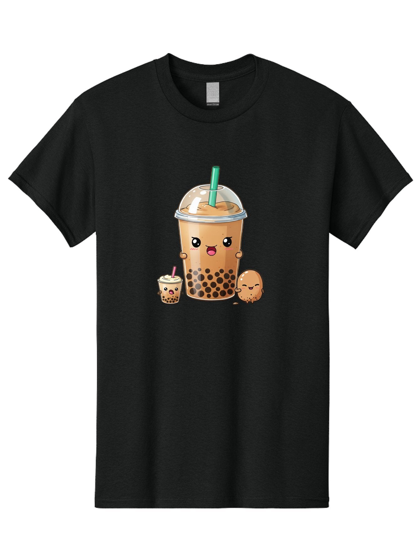Boba-Tea-1 Men'S Graphic Tee, 100% Cotton, Comfortable Casual Summer Wear, Machine Washable, Vintage Camera, Old Camera, Antique Camera, Black Camera, Classic Photography, Photography Equipment, Nostalgic Device, Film Camera, Camera Art Bak085 3